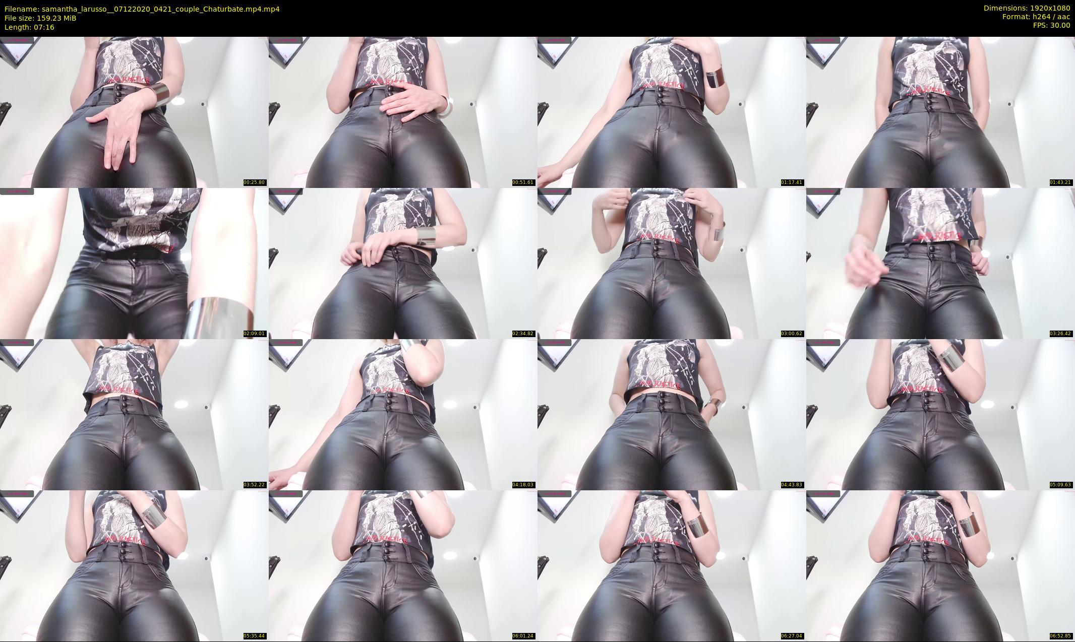 samantha_larusso_ — 8 minute Chaturbate couple cam show recording, 1080p, Dec 7, 2020