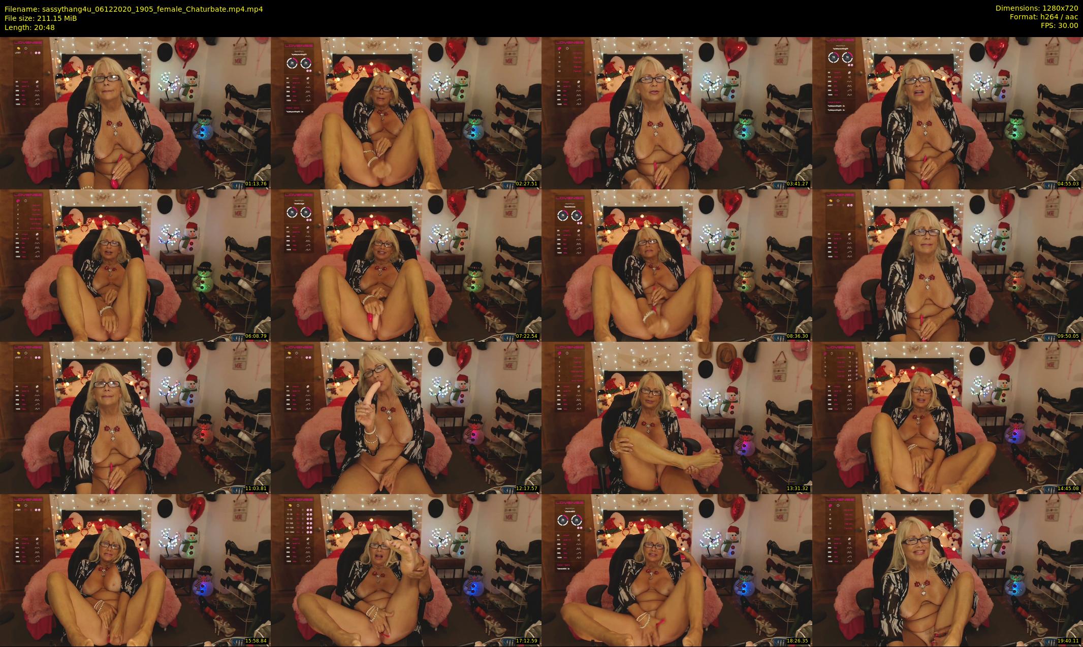 sassythang4u — 21 minute Chaturbate female cam show recording, 720p, Dec 6, 2020