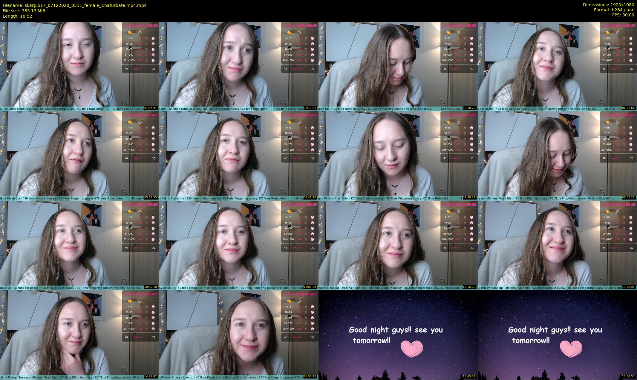 skarpio17 — 19 minute Chaturbate female cam show recording, 1080p, Dec 7, 2020
