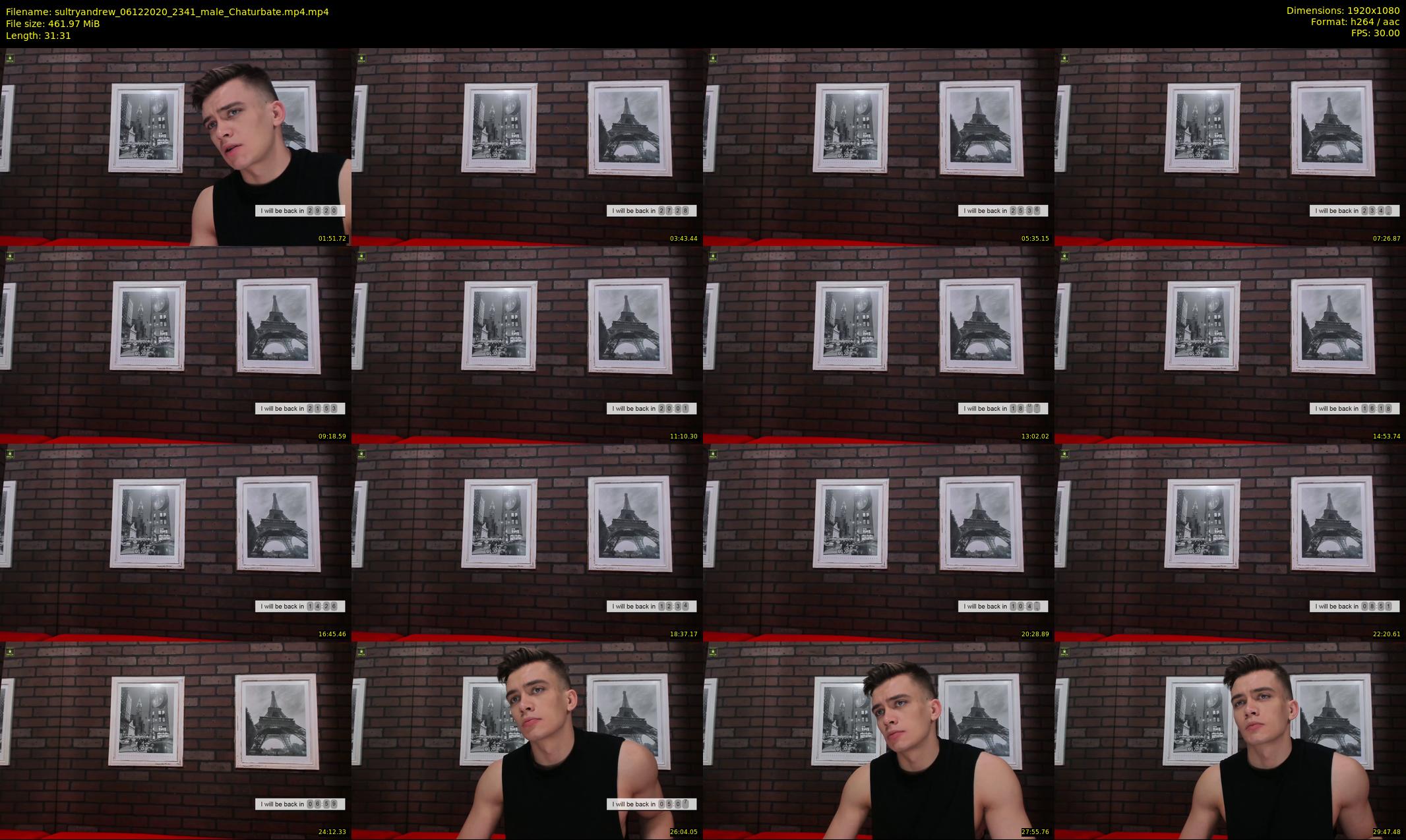 sultryandrew — 32 minute Chaturbate male cam show recording, 1080p, Dec 6, 2020