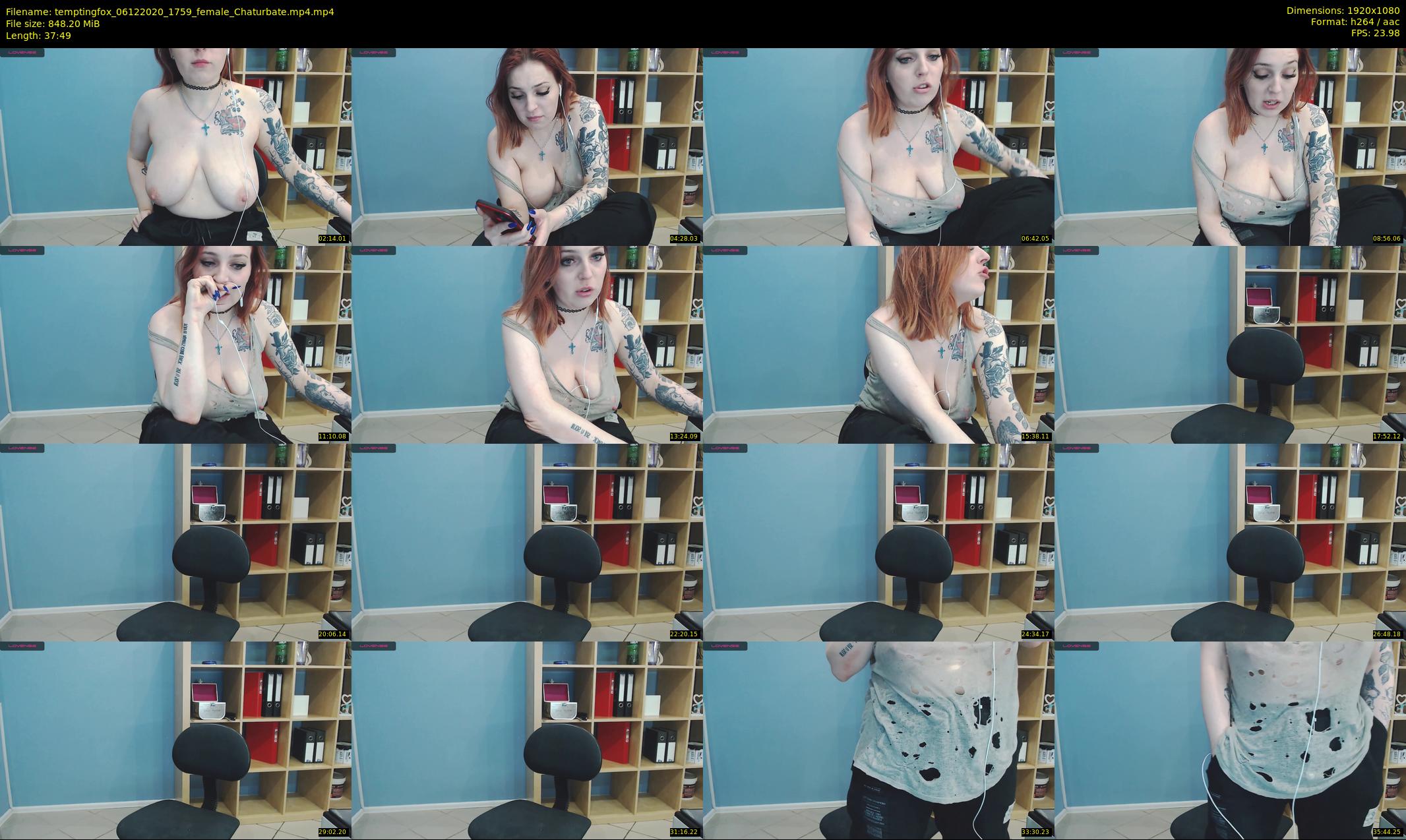 temptingfox — 38 minute Chaturbate female cam show recording, 1080p, Dec 6, 2020