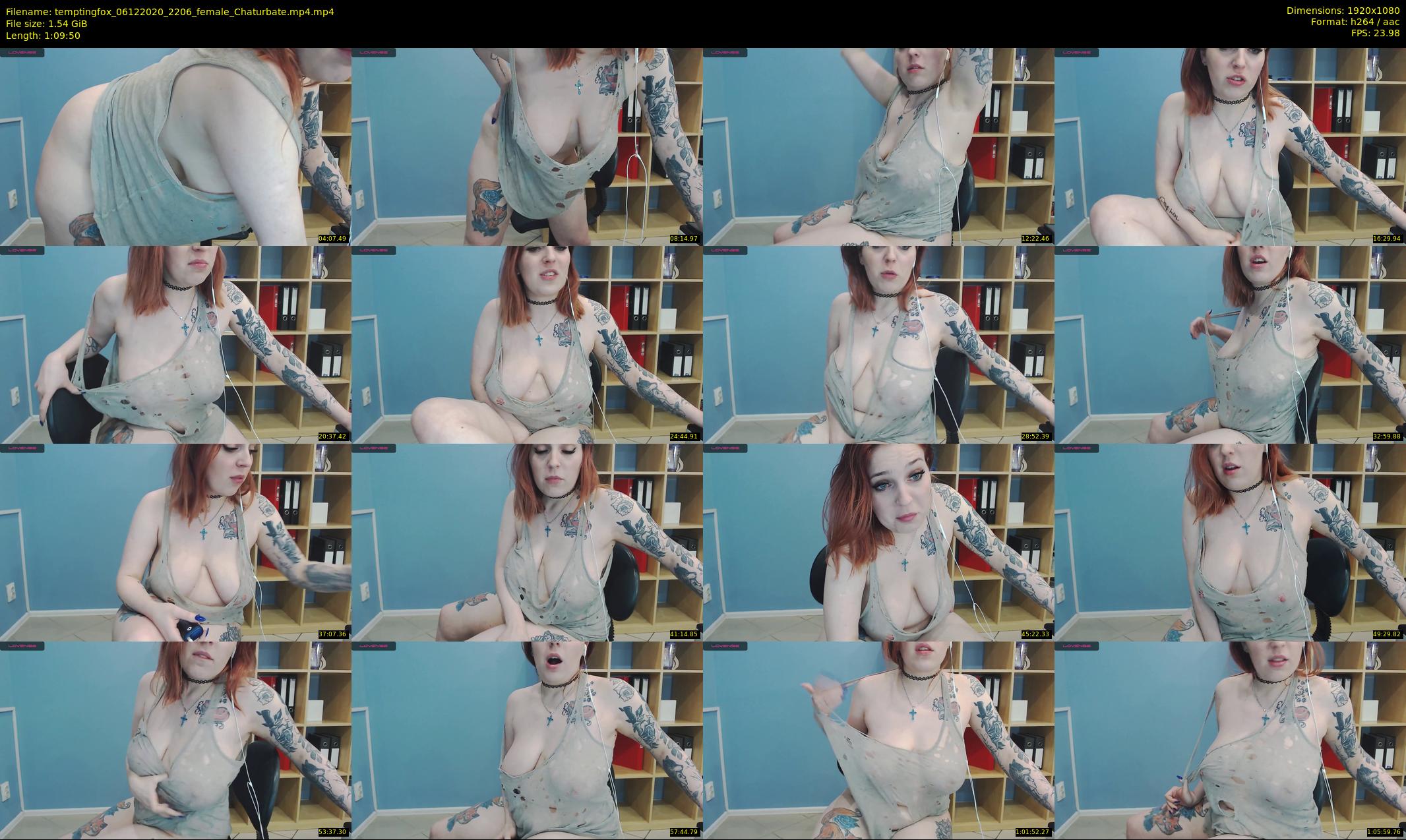 temptingfox — 70 minute Chaturbate female cam show recording, 1080p, Dec 6, 2020