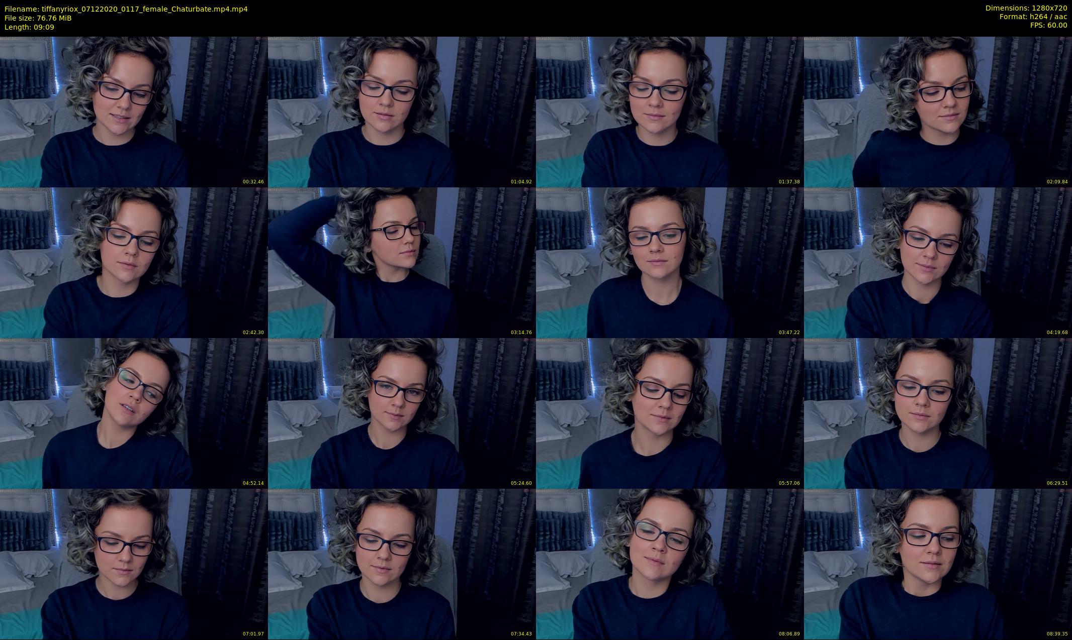 tiffanyriox — 10 minute Chaturbate female cam show recording, 720p, Dec 7, 2020
