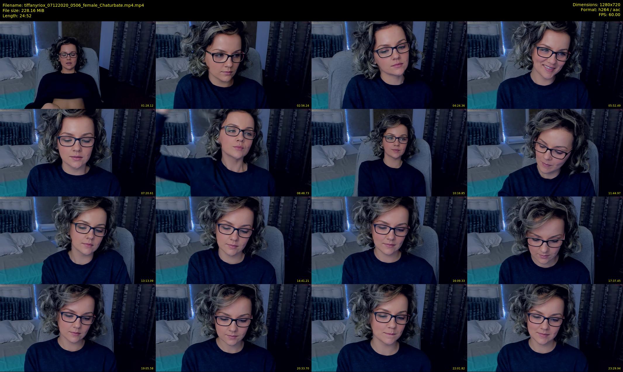 tiffanyriox — 25 minute Chaturbate female cam show recording, 720p, Dec 7, 2020