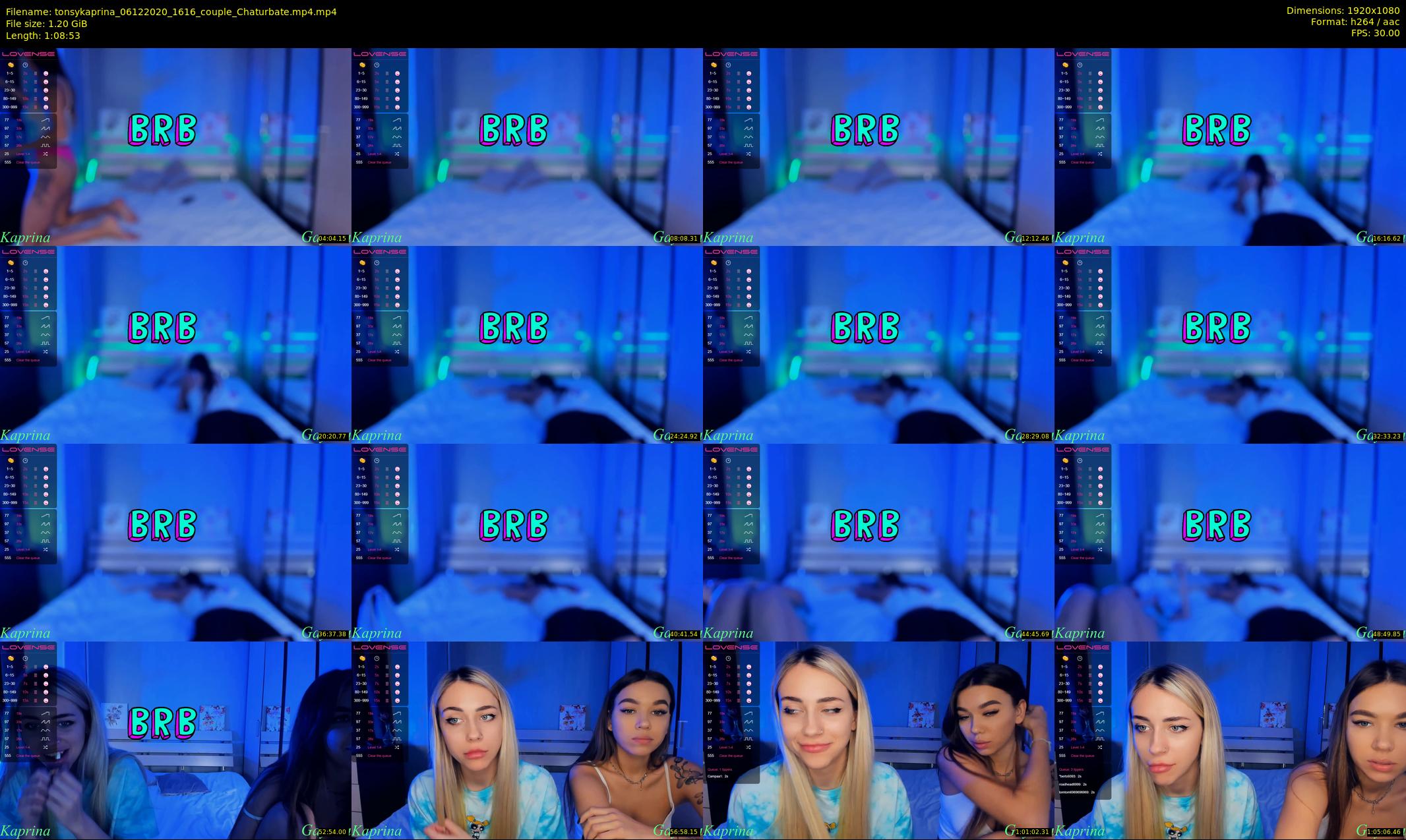 tonsykaprina — 69 minute Chaturbate couple cam show recording, 1080p, Dec 6, 2020