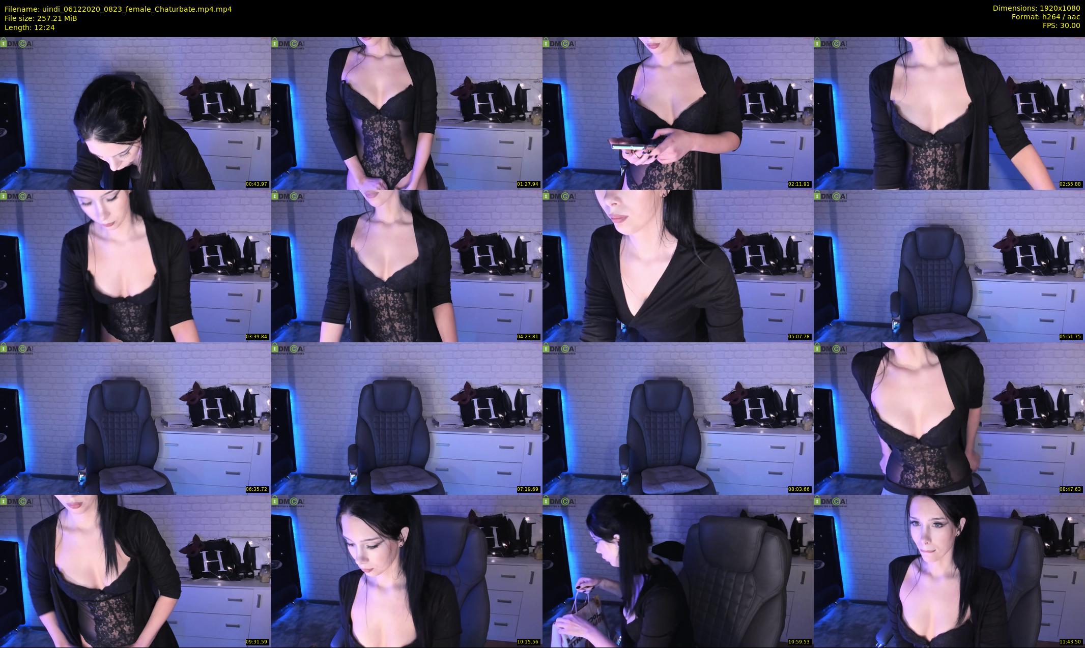 uindi — 13 minute Chaturbate female cam show recording, 1080p, Dec 6, 2020