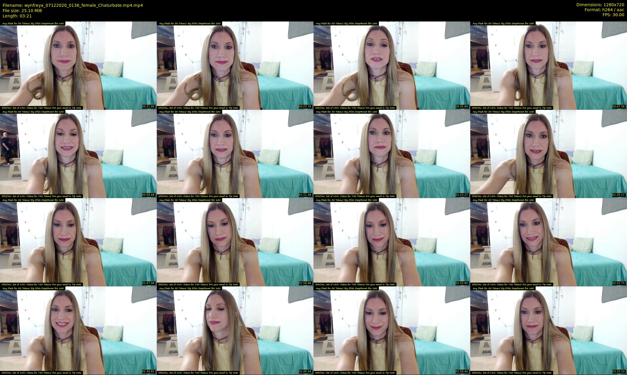 wynfreya — 4 minute Chaturbate female cam show recording, 720p, Dec 7, 2020