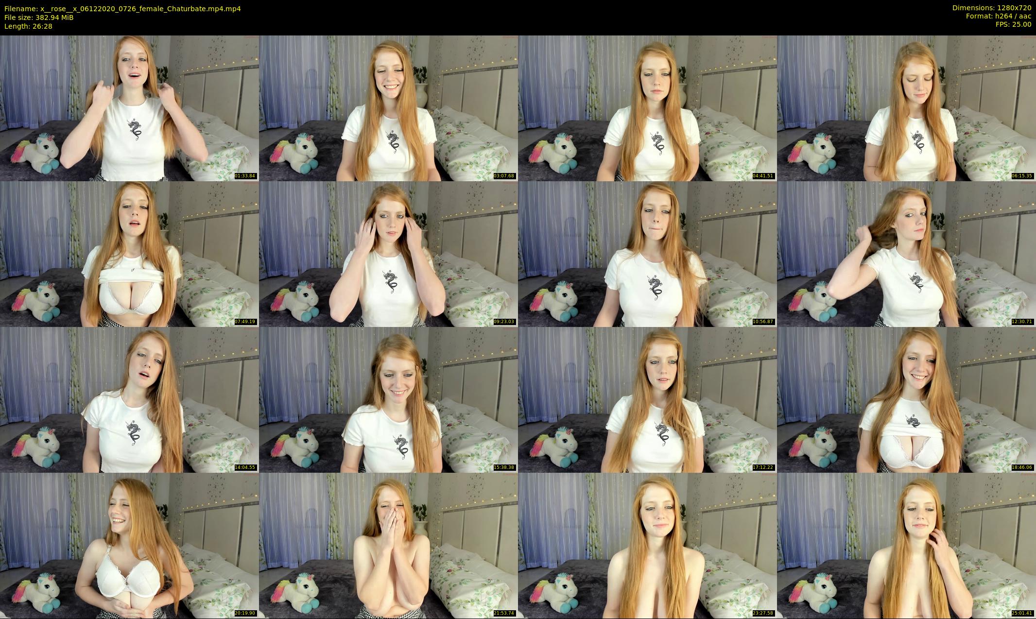 x__rose__x — 27 minute Chaturbate female cam show recording, 720p, Dec 6, 2020