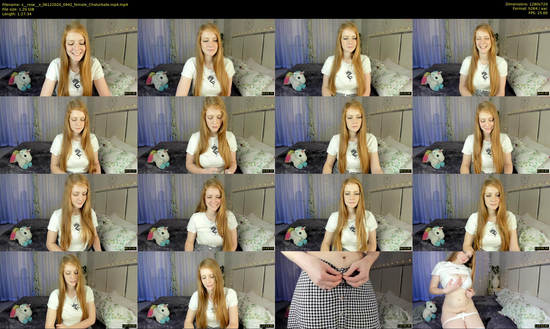 x__rose__x — 88 minute Chaturbate female cam show recording, 720p, Dec 6, 2020