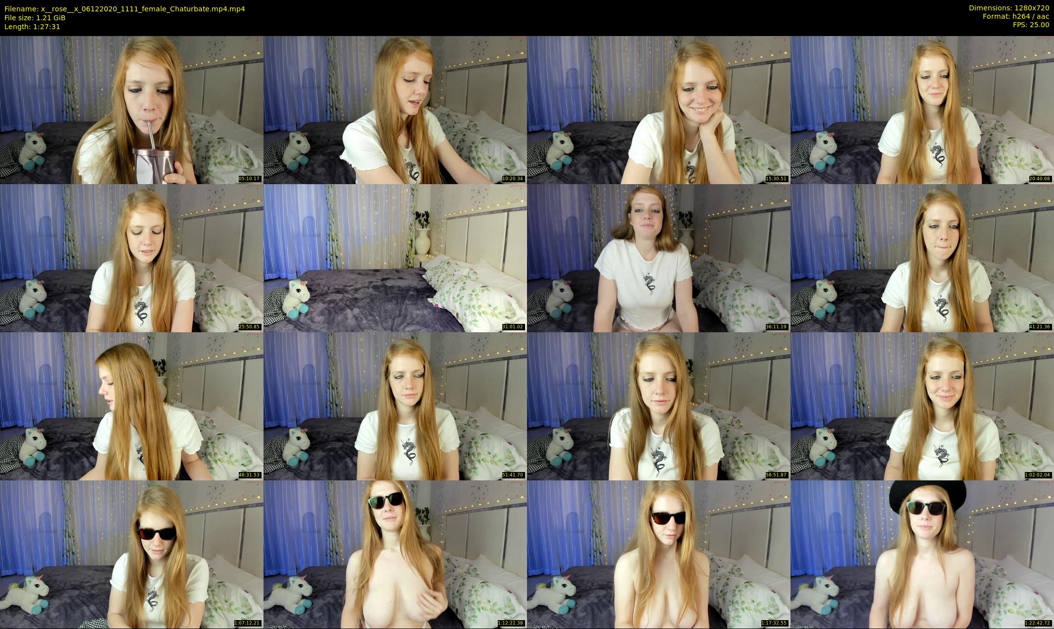 x__rose__x — 88 minute Chaturbate female cam show recording, 720p, Dec 6, 2020