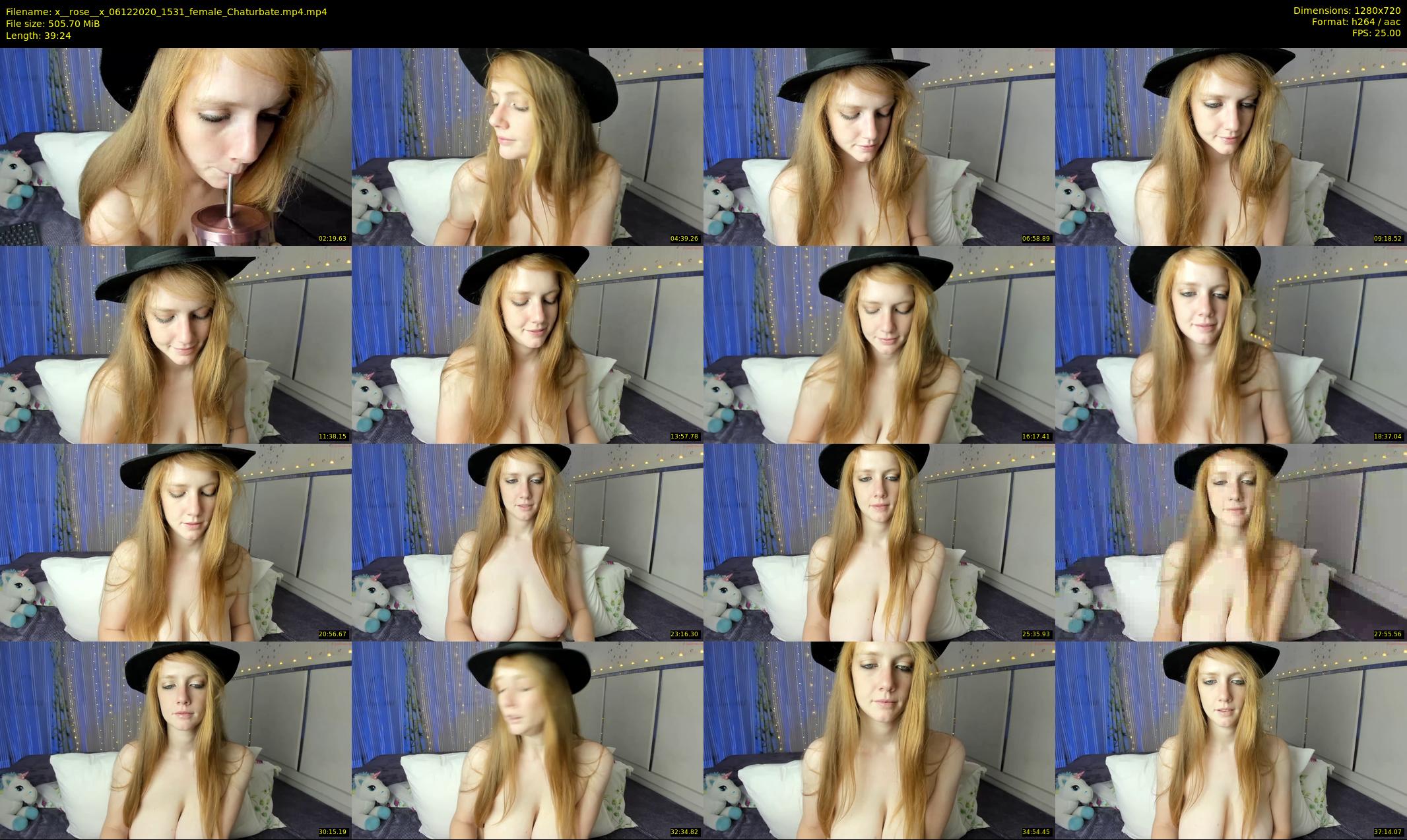 x__rose__x — 40 minute Chaturbate female cam show recording, 720p, Dec 6, 2020