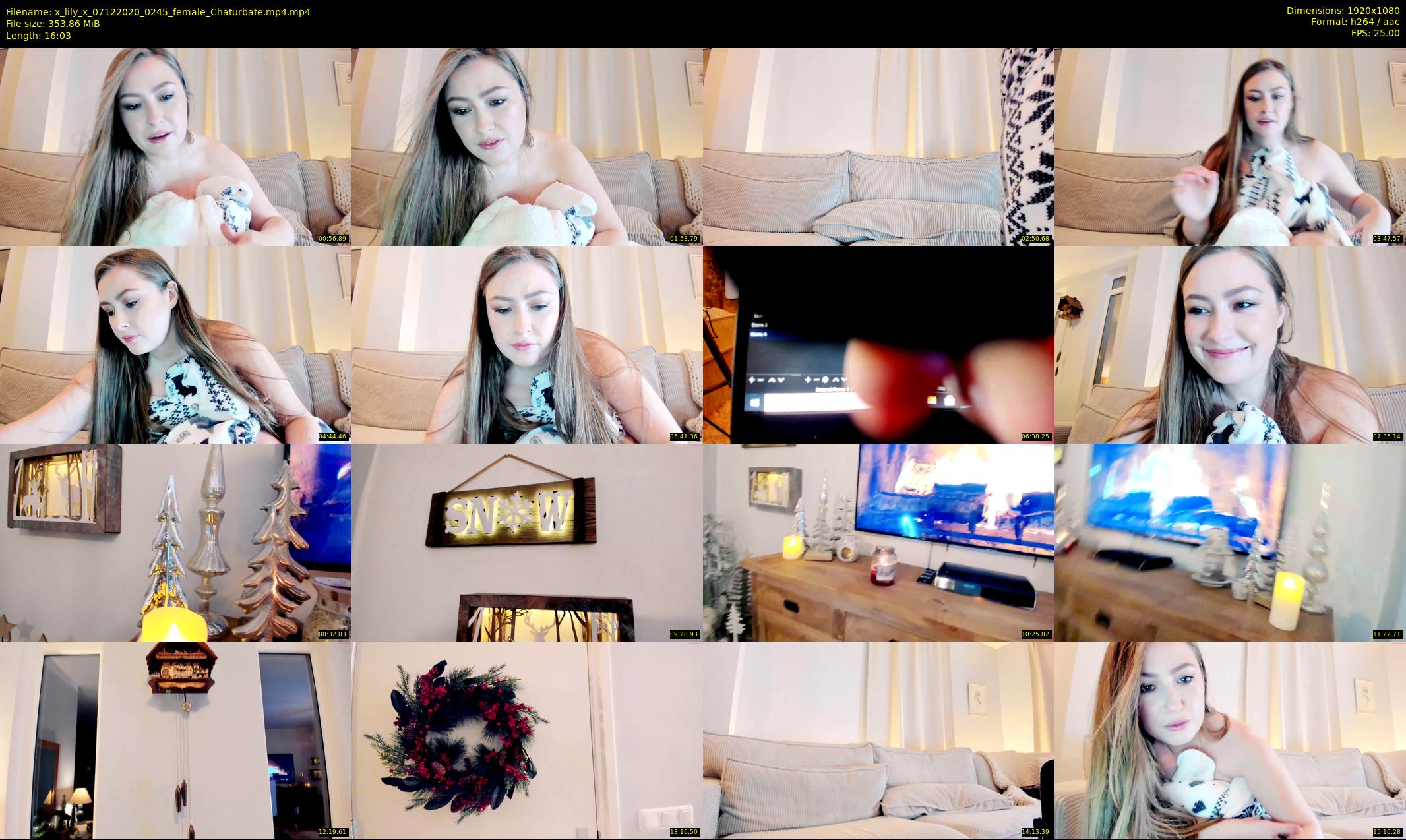 x_lily_x — 17 minute Chaturbate female cam show recording, 1080p, Dec 7, 2020