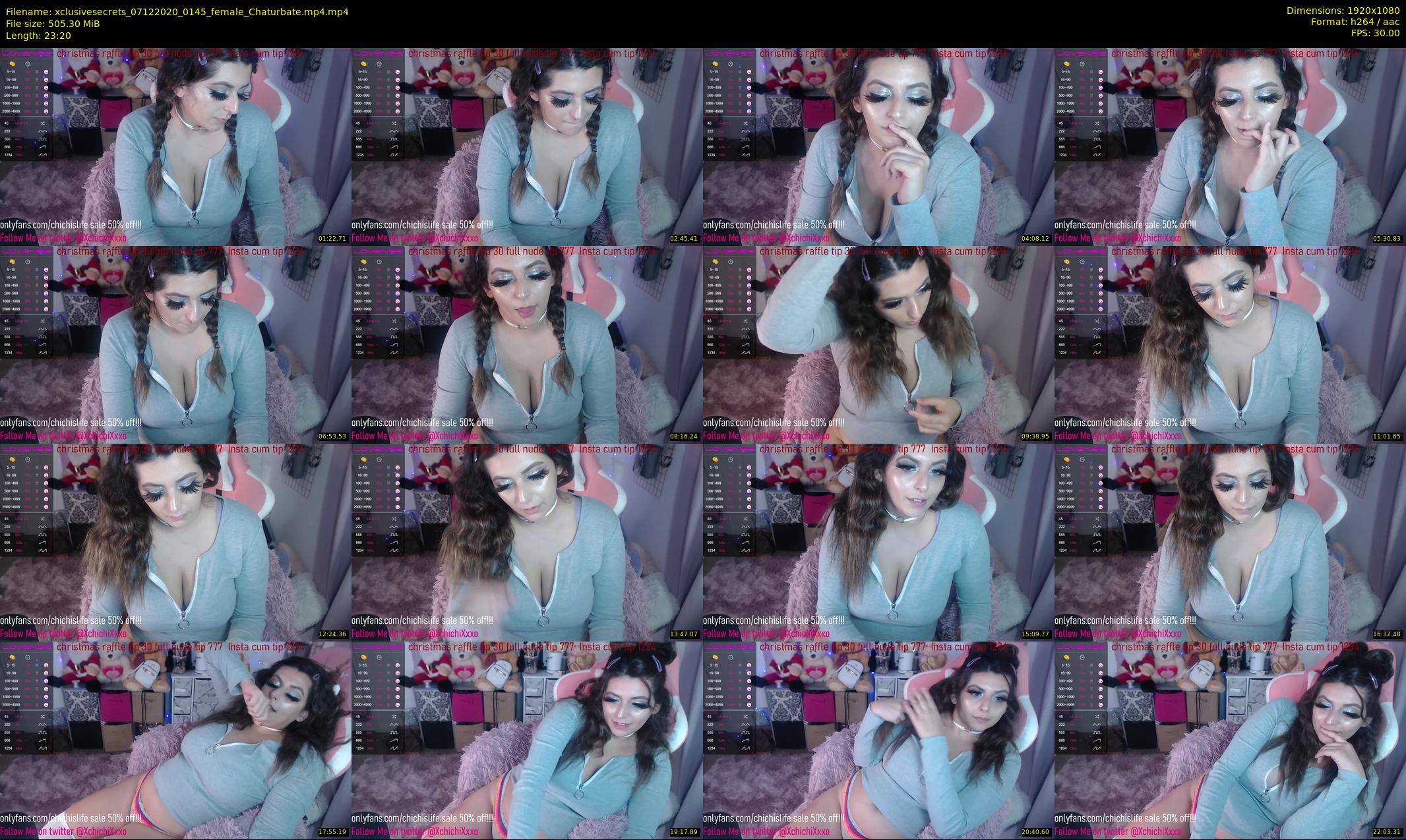 xclusivesecrets — 24 minute Chaturbate female cam show recording, 1080p, Dec 7, 2020