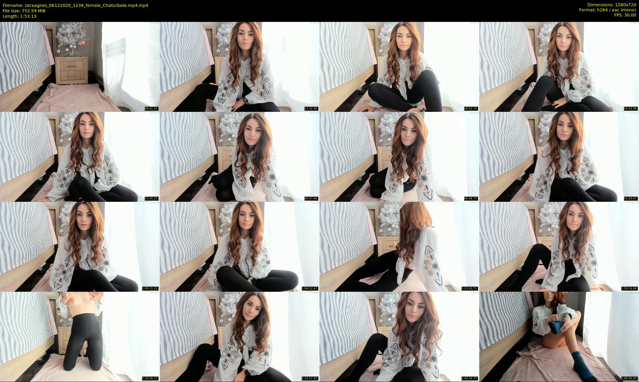 zaraagnes — 114 minute Chaturbate female cam show recording, 720p, Dec 6, 2020