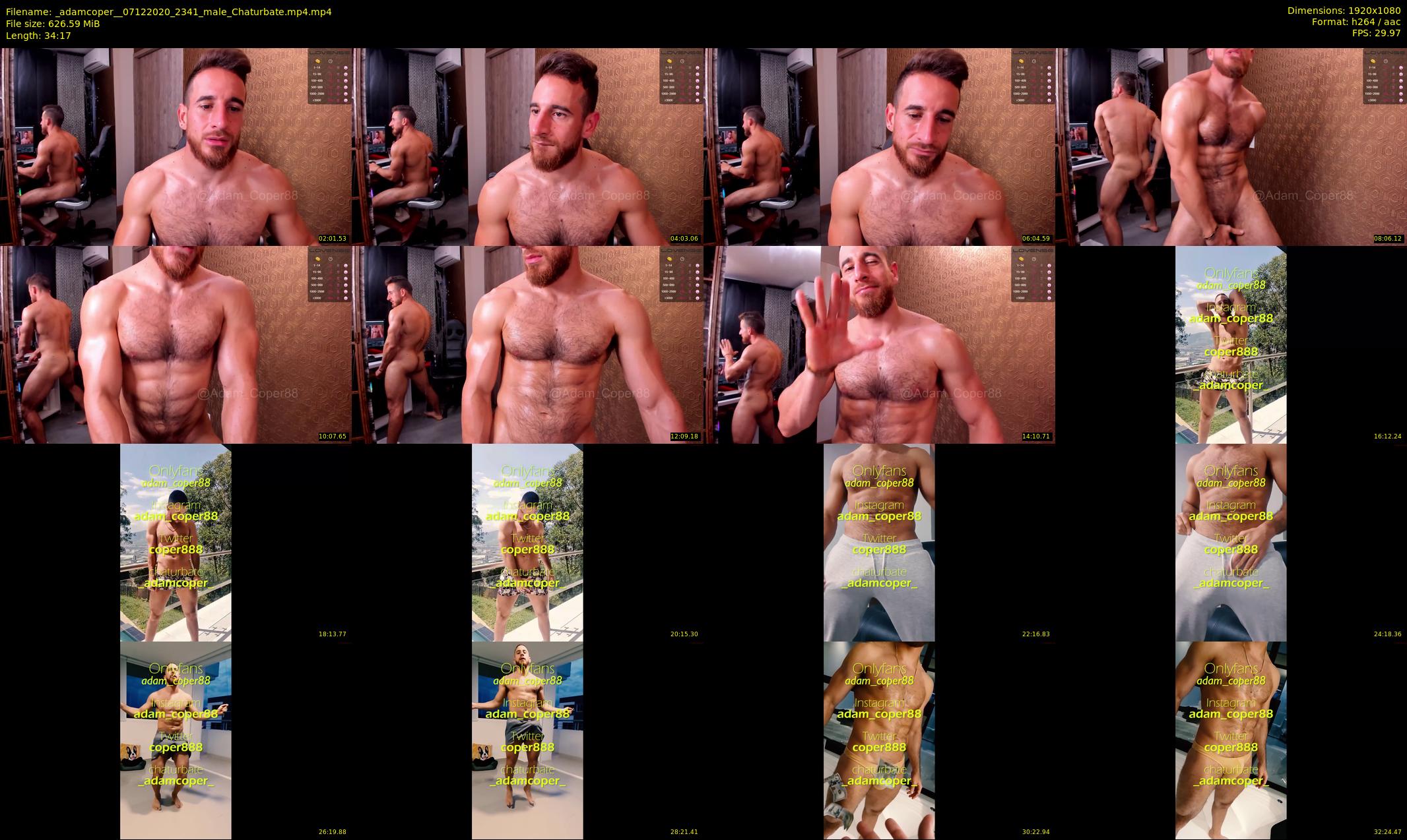 _adamcoper_ — 35 minute Chaturbate male cam show recording, 1080p, Dec 7, 2020