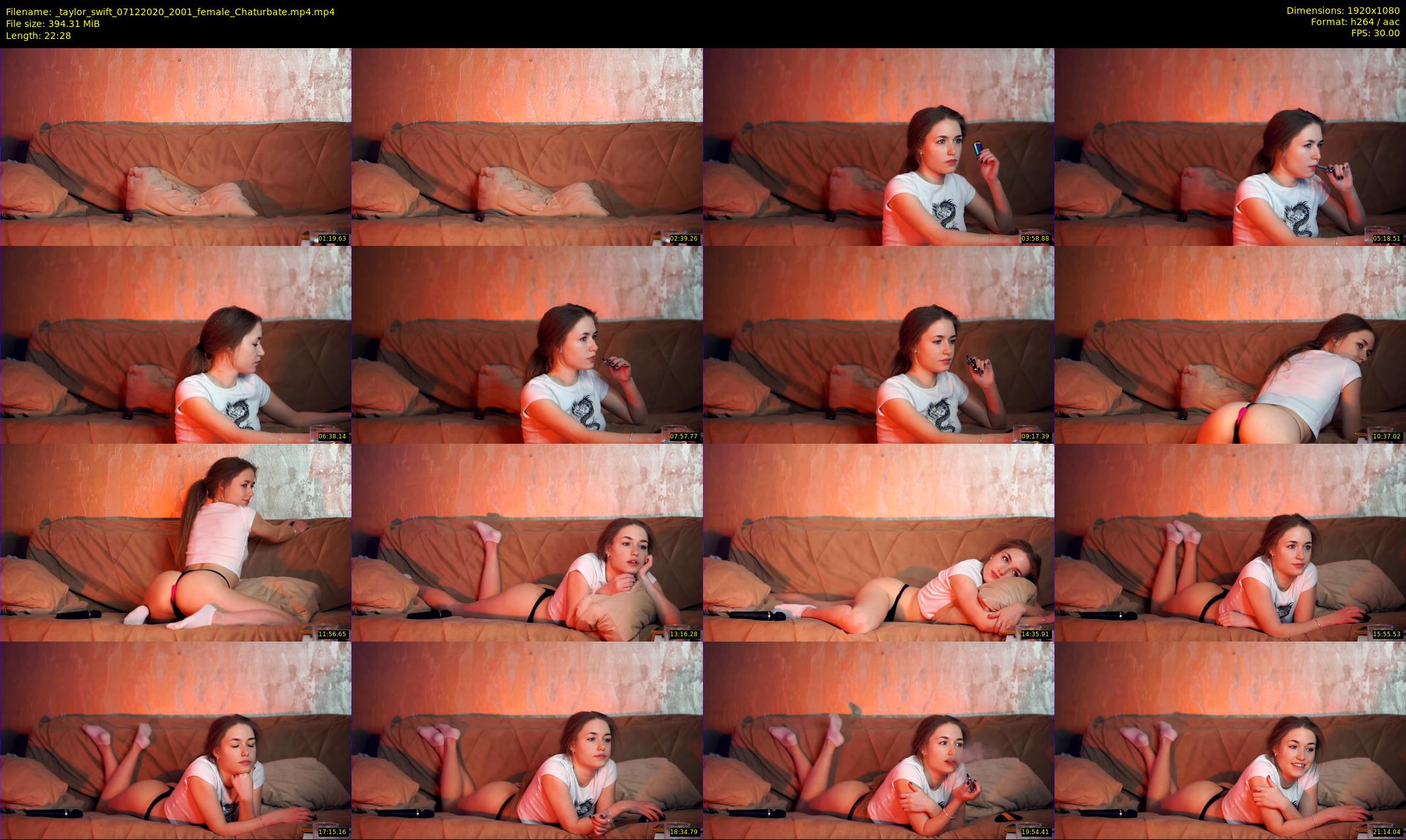 _taylor_swift — 23 minute Chaturbate female cam show recording, 1080p, Dec 7, 2020
