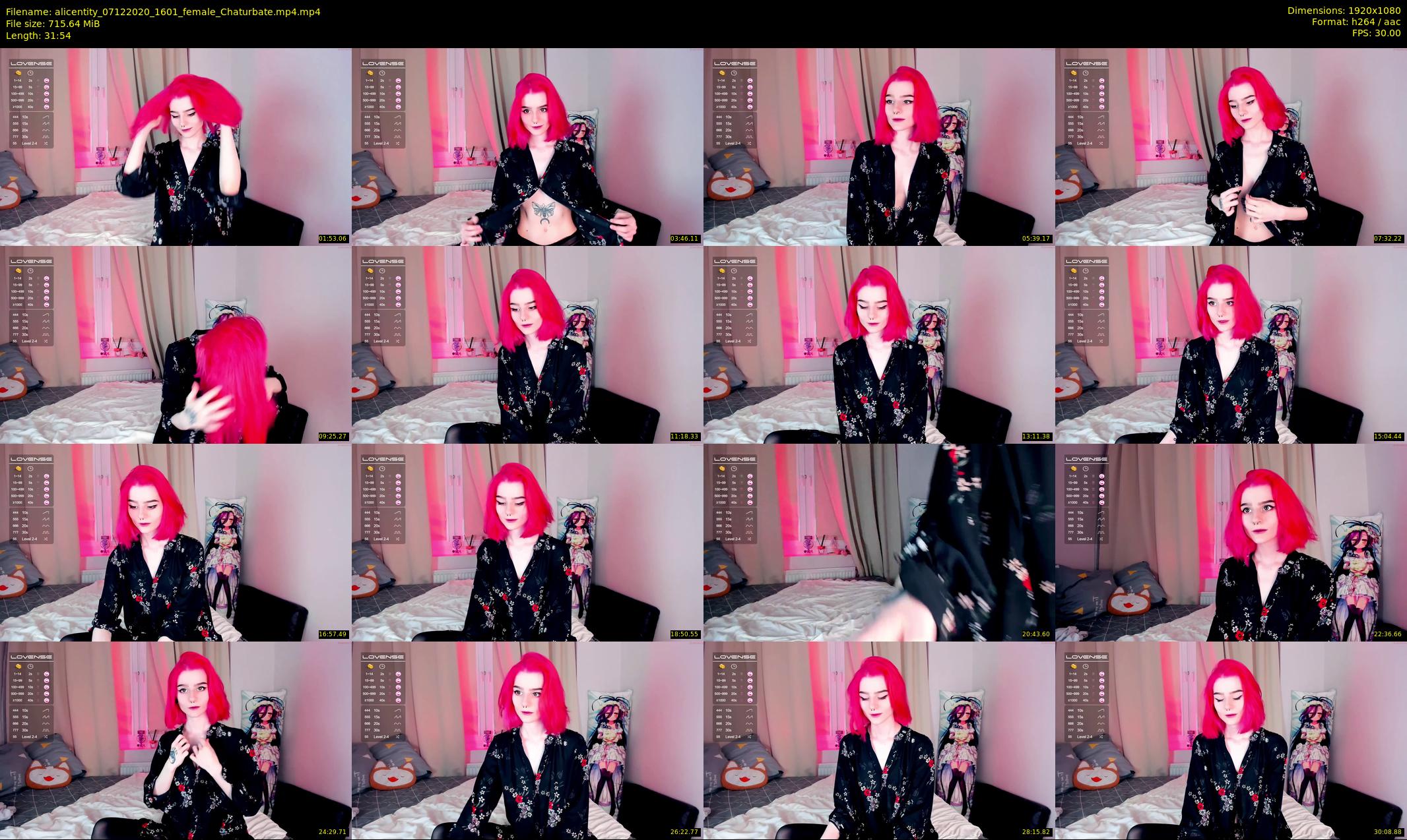 alicentity — 32 minute Chaturbate female cam show recording, 1080p, Dec 7, 2020