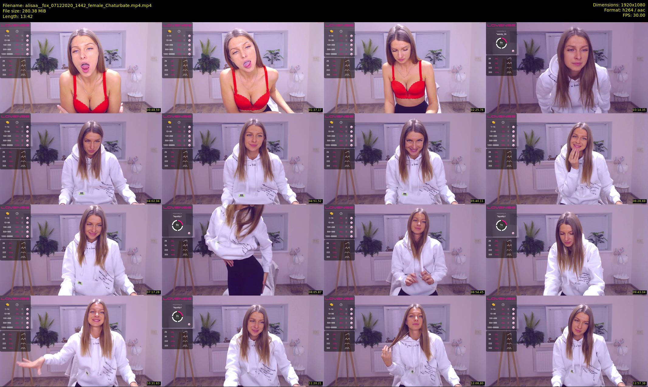alisaa__fox — 14 minute Chaturbate female cam show recording, 1080p, Dec 7, 2020