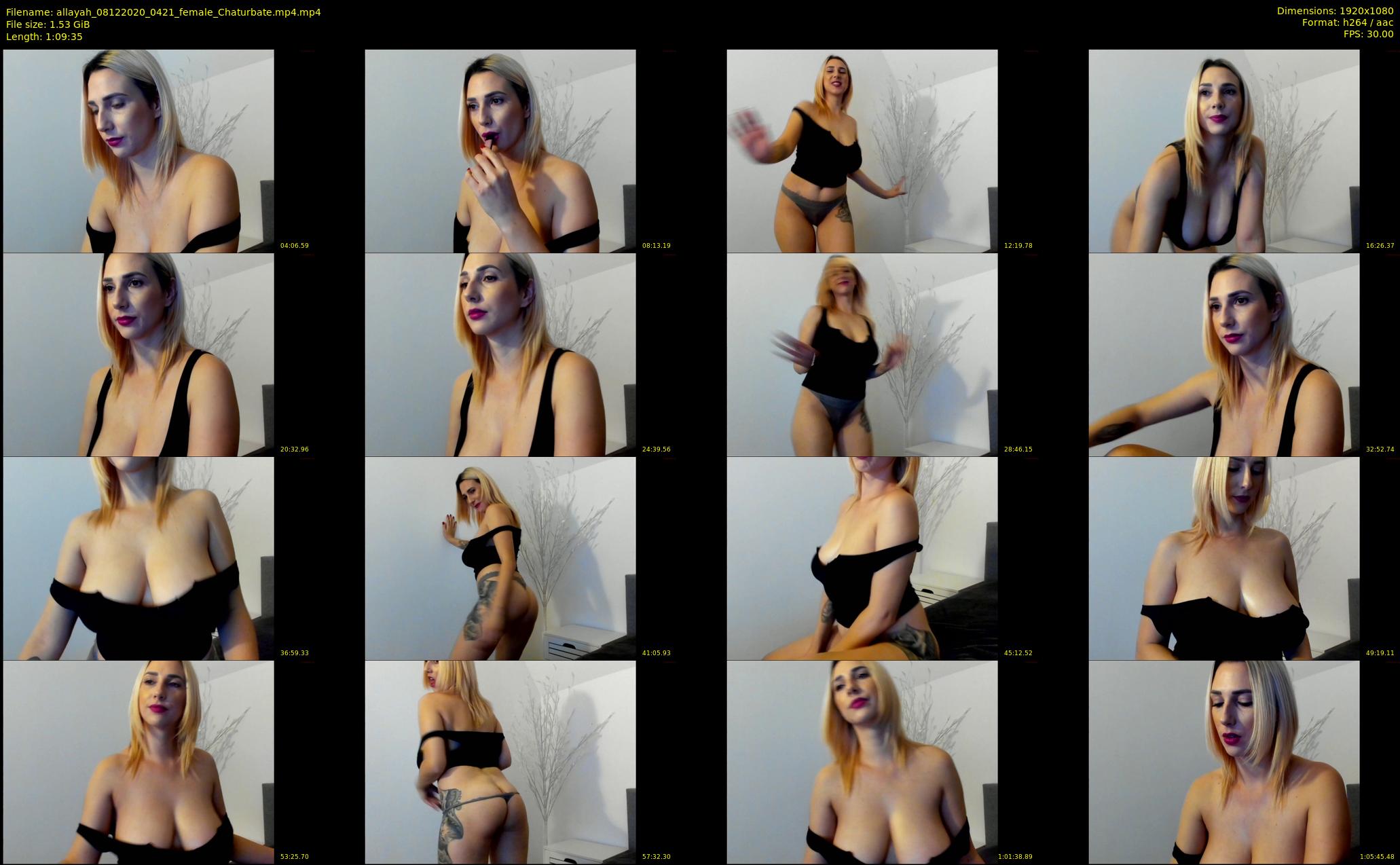 allayah — 70 minute Chaturbate female cam show recording, 1080p, Dec 8, 2020