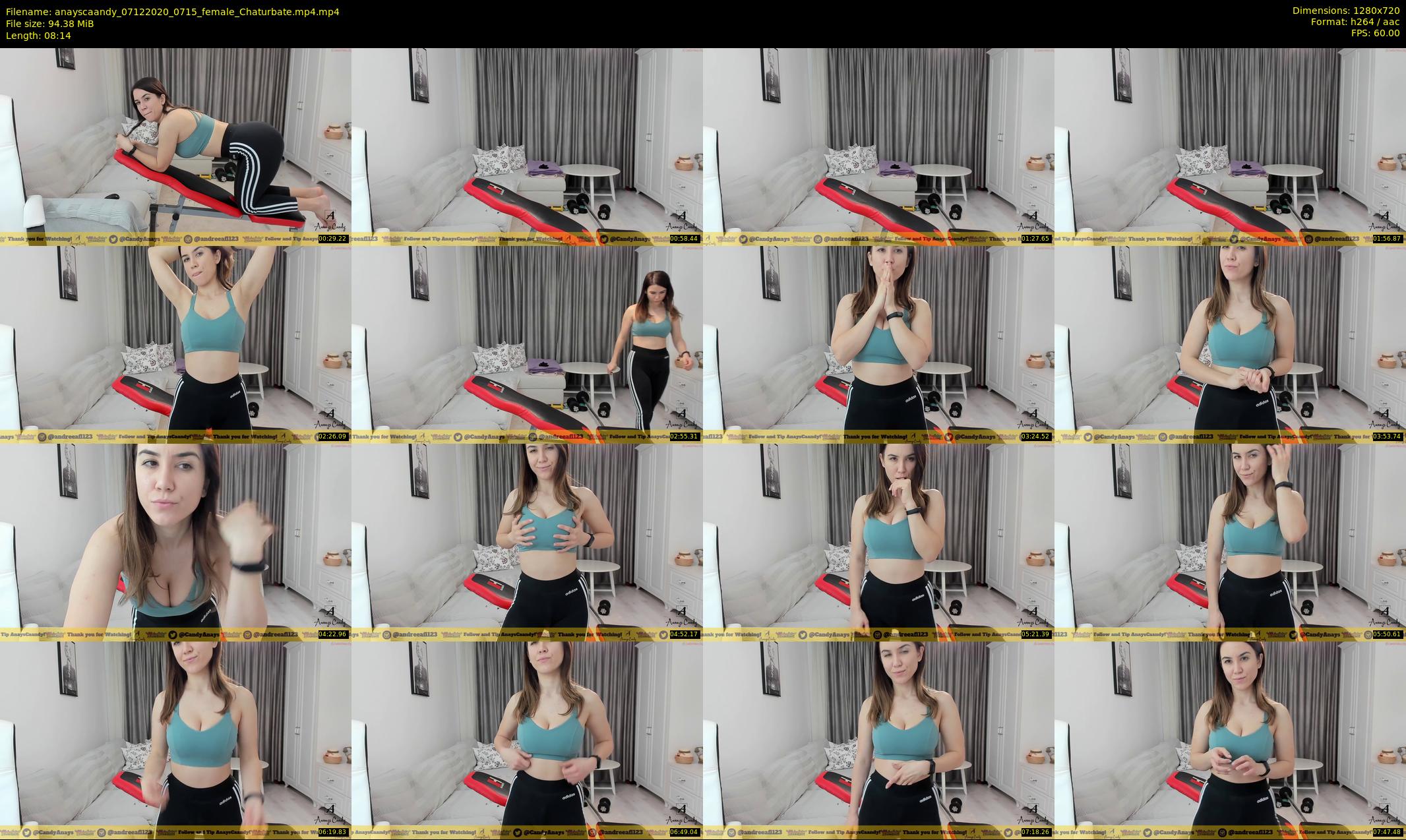 anayscaandy — 9 minute Chaturbate female cam show recording, 720p, Dec 7, 2020