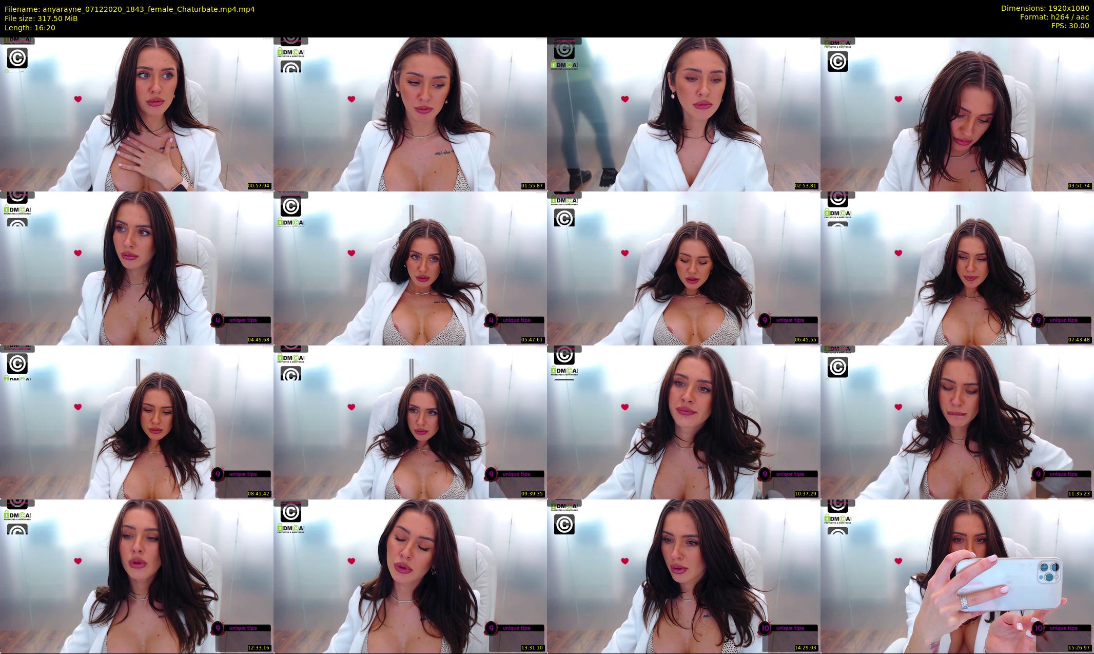 anyarayne — 17 minute Chaturbate female cam show recording, 1080p, Dec 7, 2020