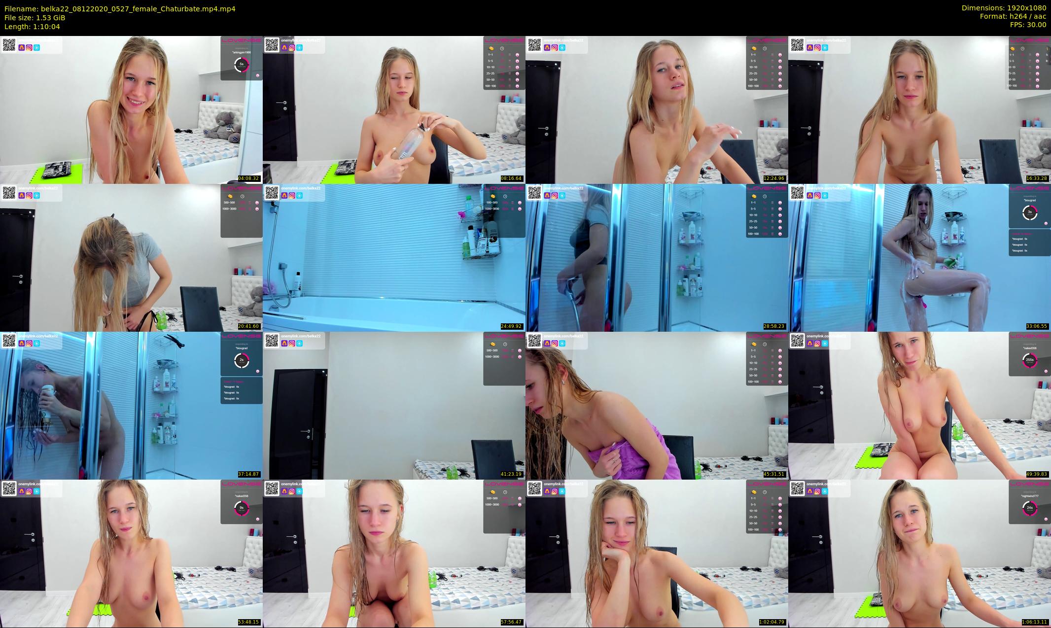 belka22 — 71 minute Chaturbate female cam show recording, 1080p, Dec 8, 2020