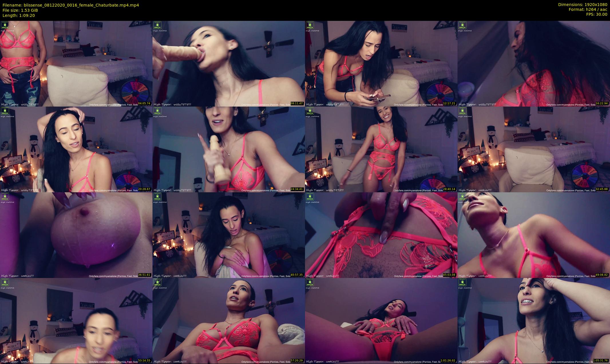 blissense — 70 minute Chaturbate female cam show recording, 1080p, Dec 8, 2020