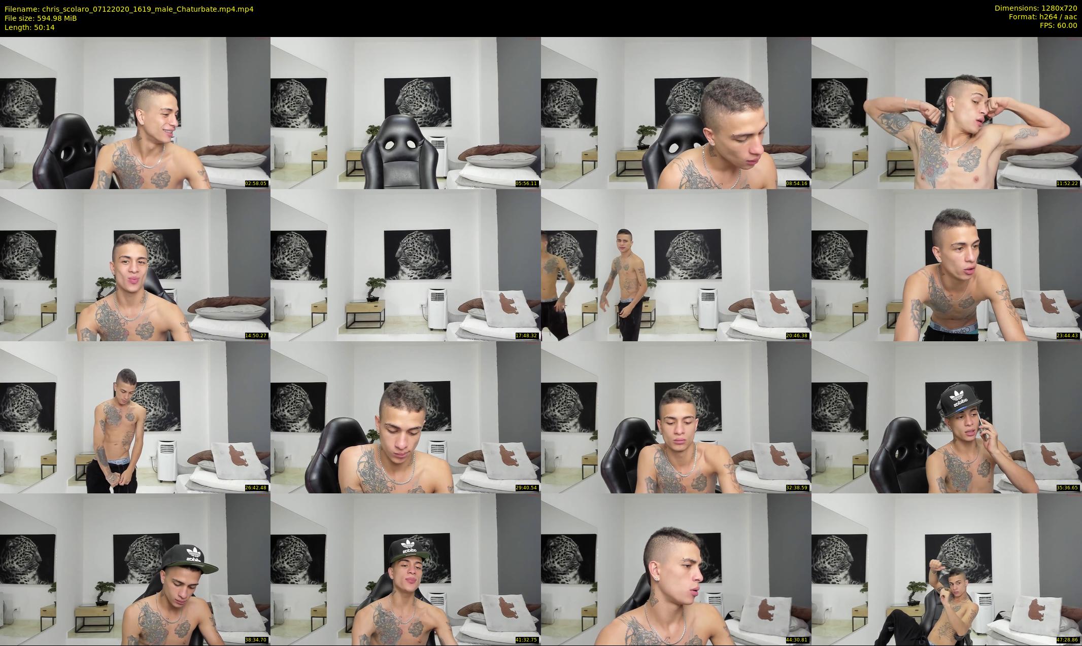 chris_scolaro — 51 minute Chaturbate male cam show recording, 720p, Dec 7, 2020
