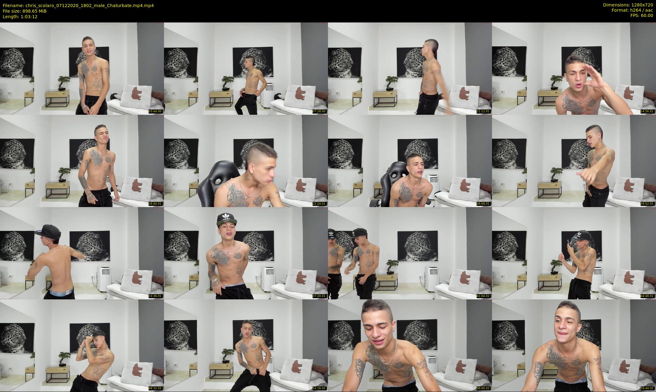 chris_scolaro — 64 minute Chaturbate male cam show recording, 720p, Dec 7, 2020