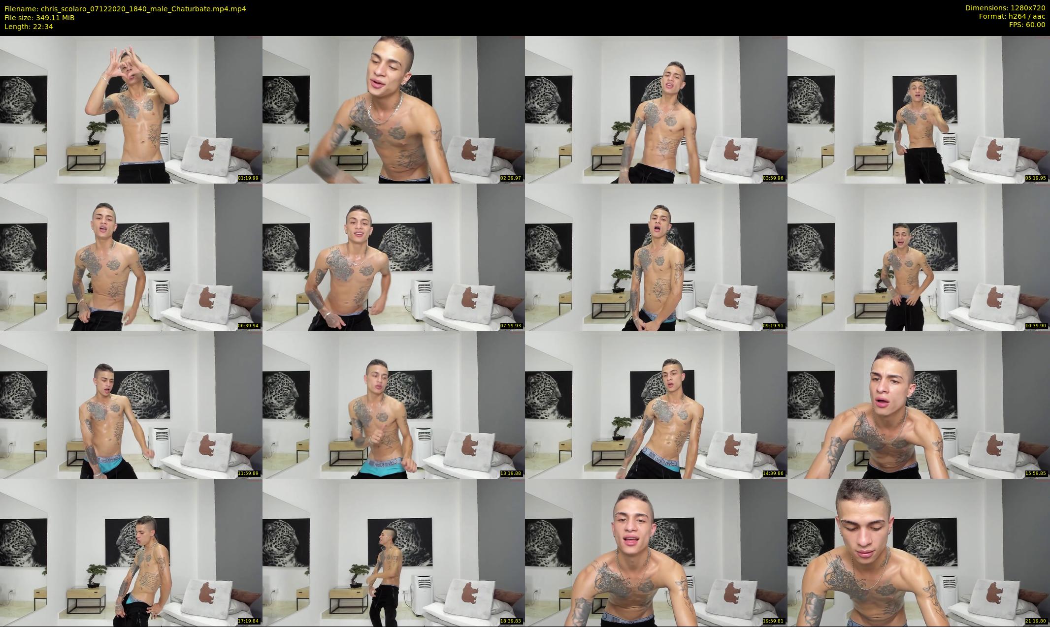 chris_scolaro — 23 minute Chaturbate male cam show recording, 720p, Dec 7, 2020