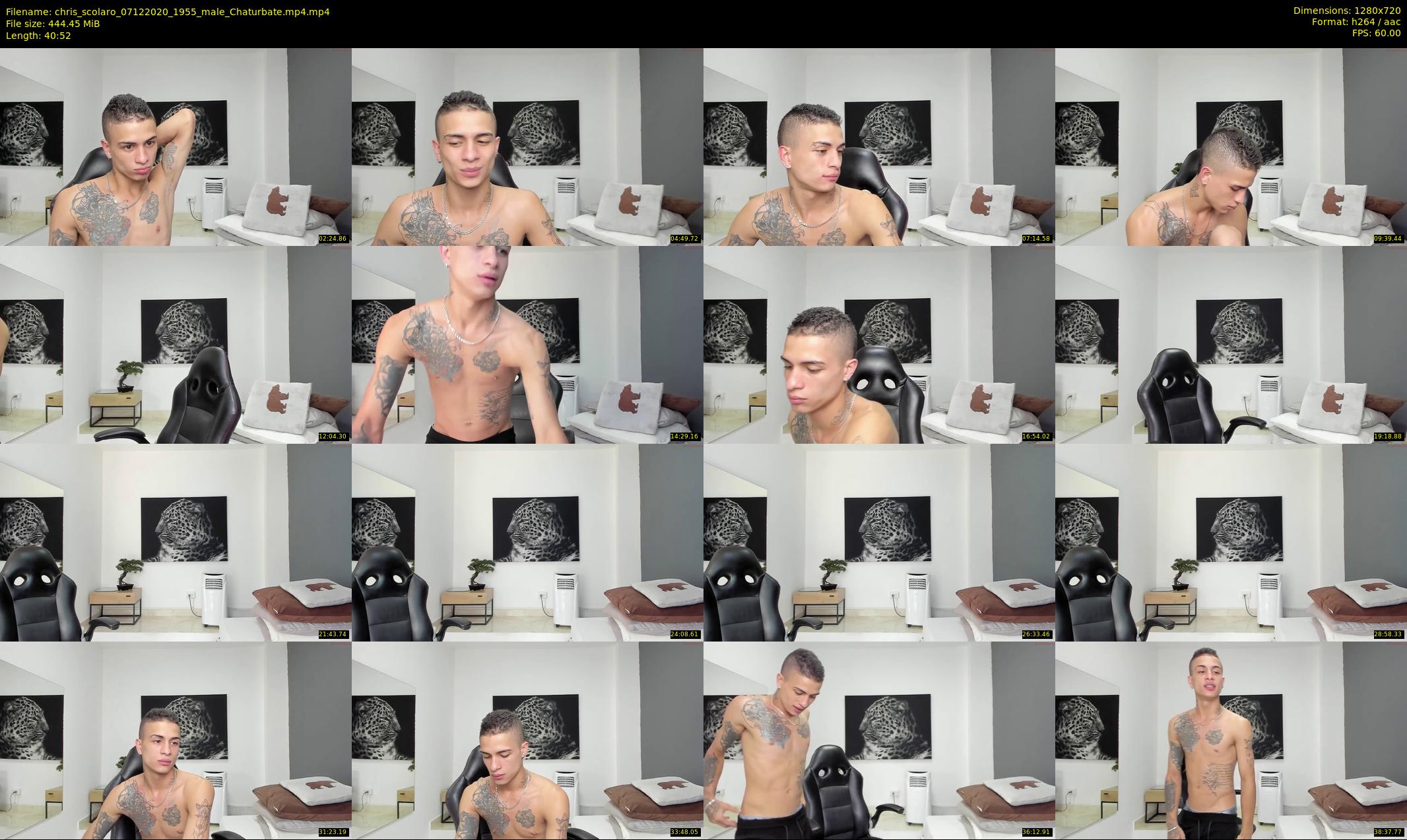 chris_scolaro — 41 minute Chaturbate male cam show recording, 720p, Dec 7, 2020