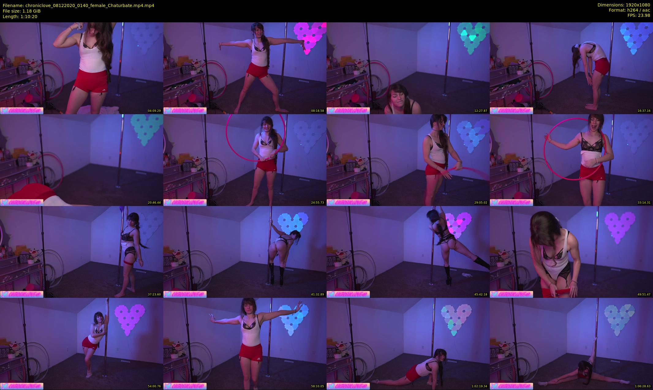 chroniclove — 71 minute Chaturbate female cam show recording, 1080p, Dec 8, 2020