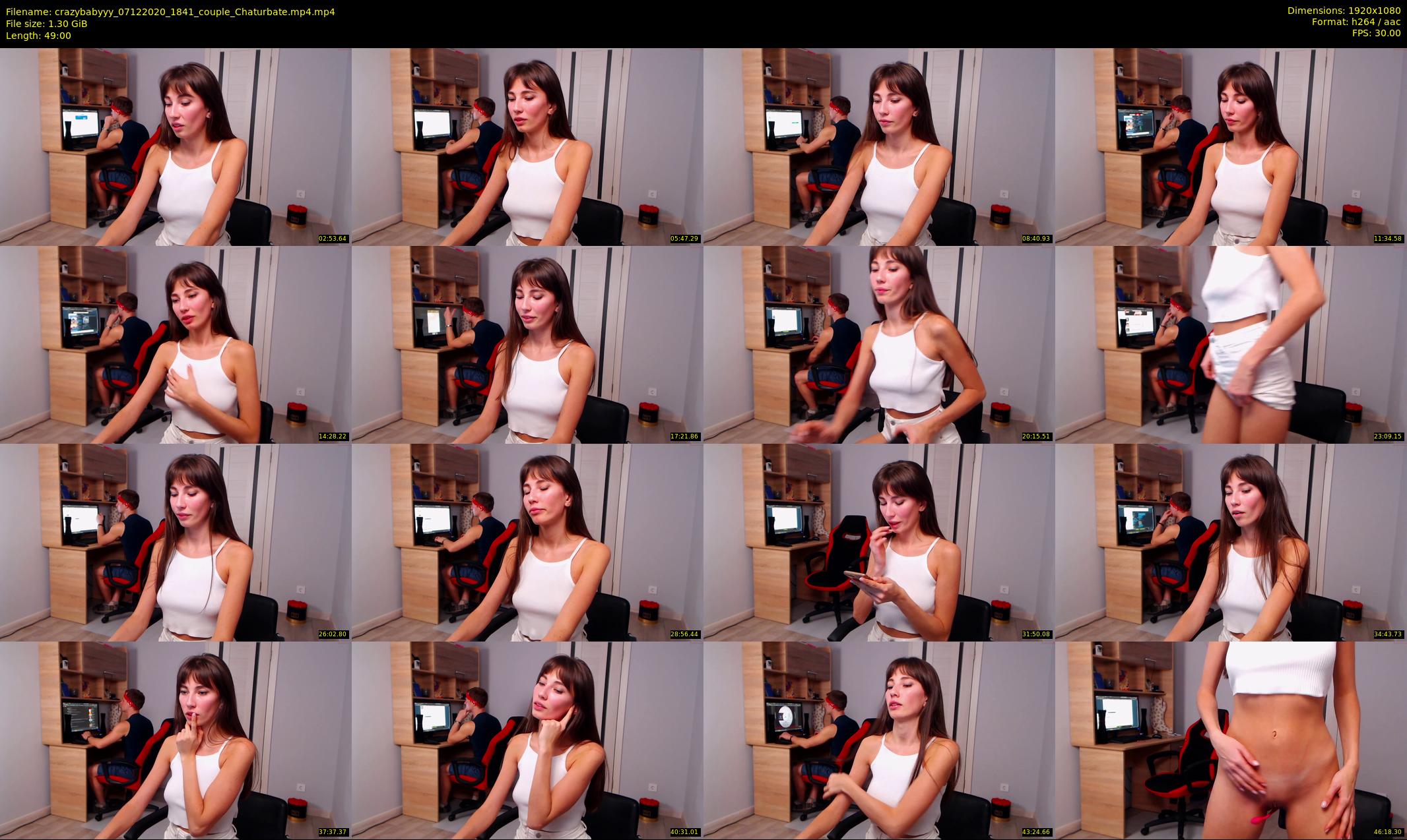 crazybabyyy — 49 minute Chaturbate couple cam show recording, 1080p, Dec 7, 2020