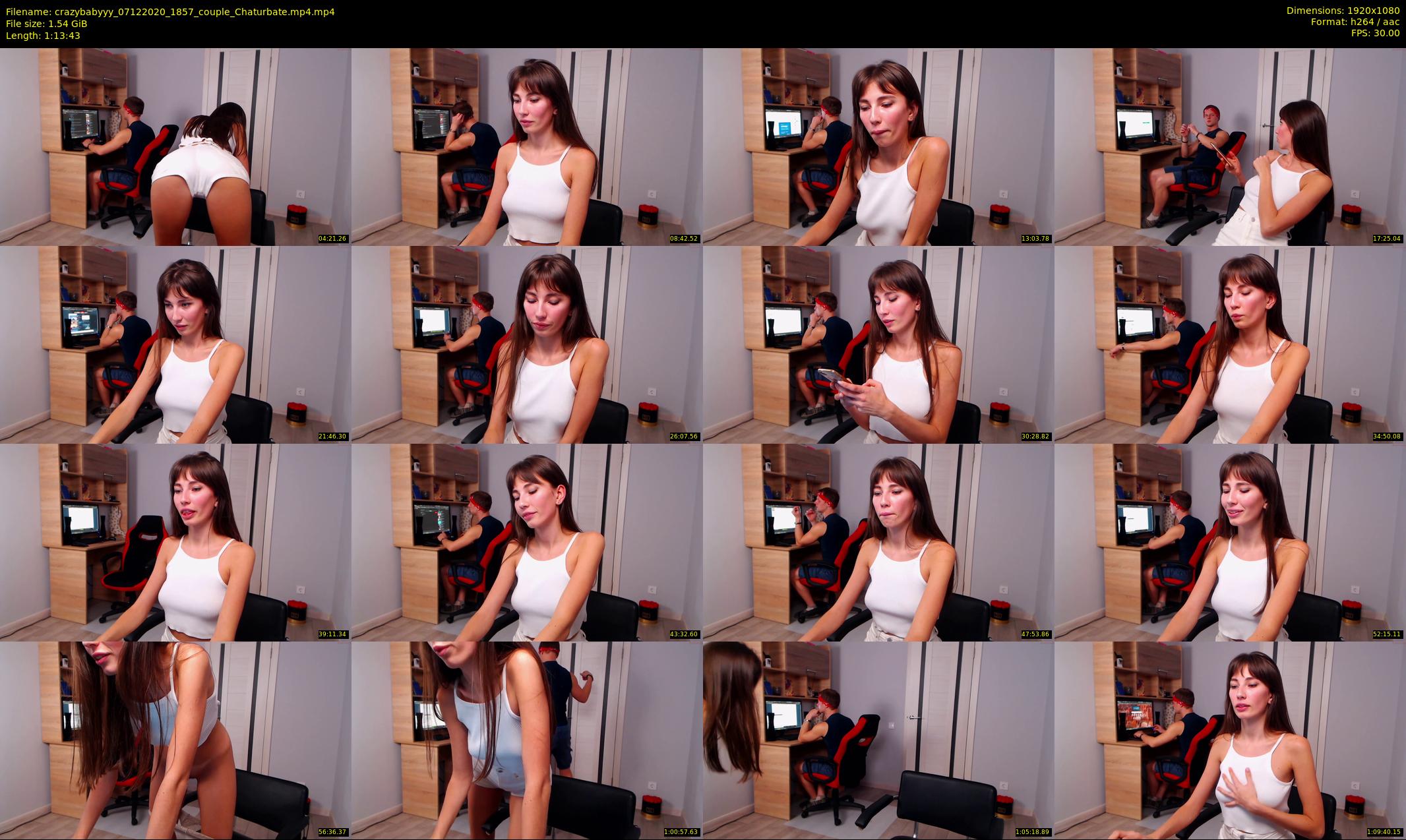 crazybabyyy — 74 minute Chaturbate couple cam show recording, 1080p, Dec 7, 2020