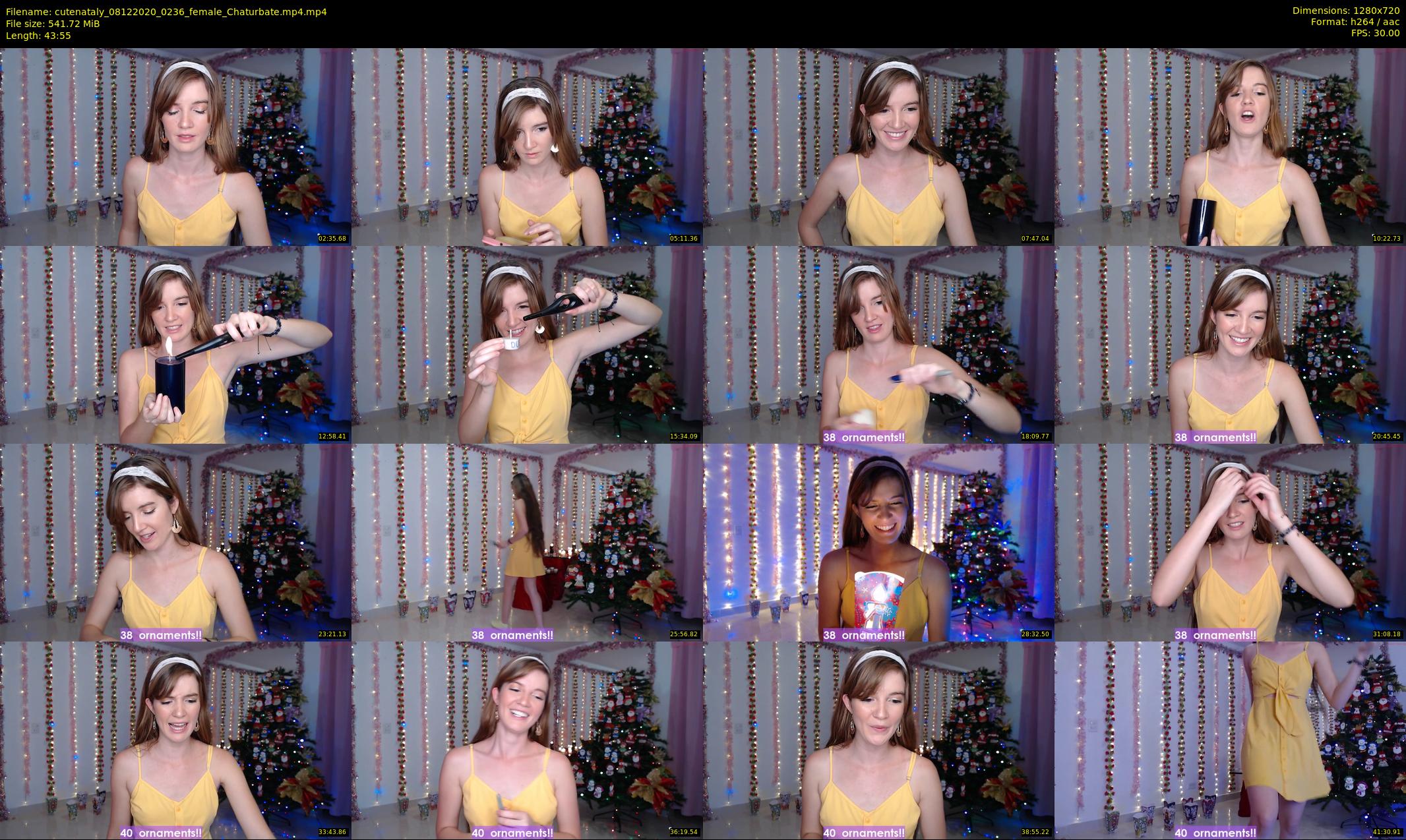 cutenataly — 44 minute Chaturbate female cam show recording, 720p, Dec 8, 2020