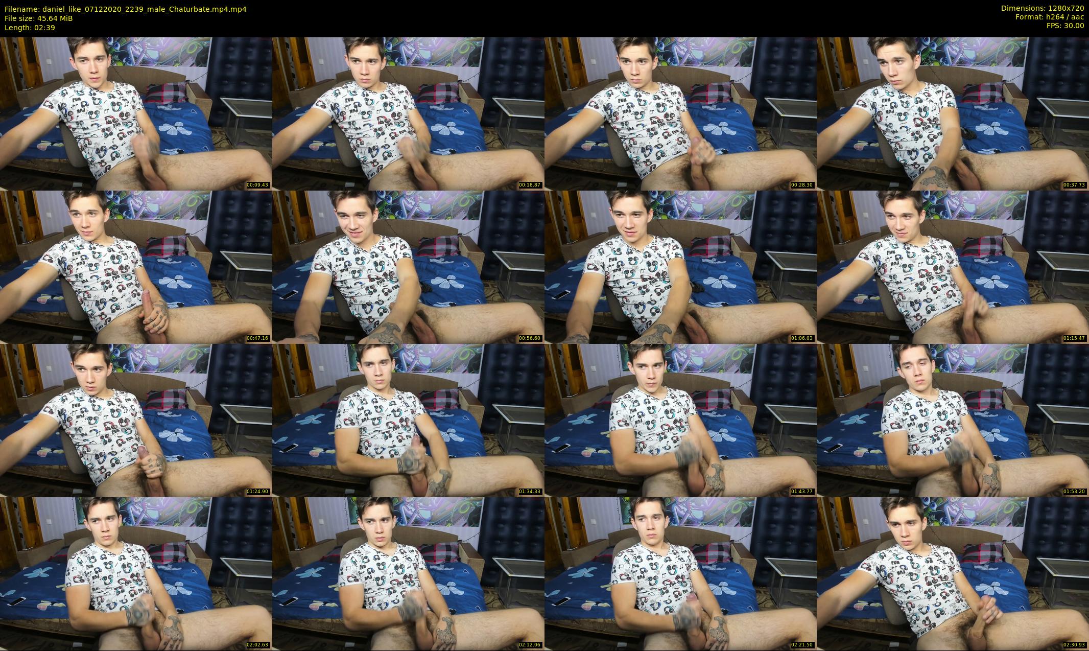 daniel_like — 3 minute Chaturbate male cam show recording, 720p, Dec 7, 2020