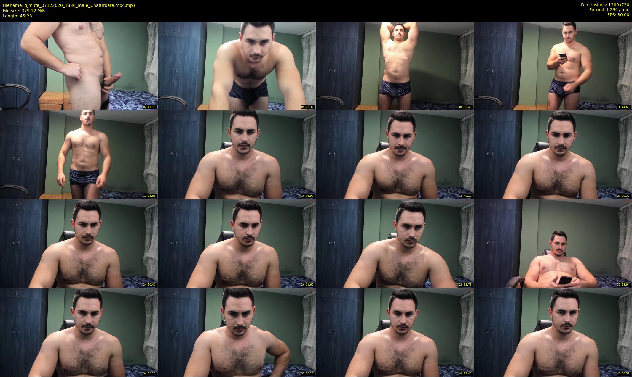 djmute — 46 minute Chaturbate male cam show recording, 720p, Dec 7, 2020