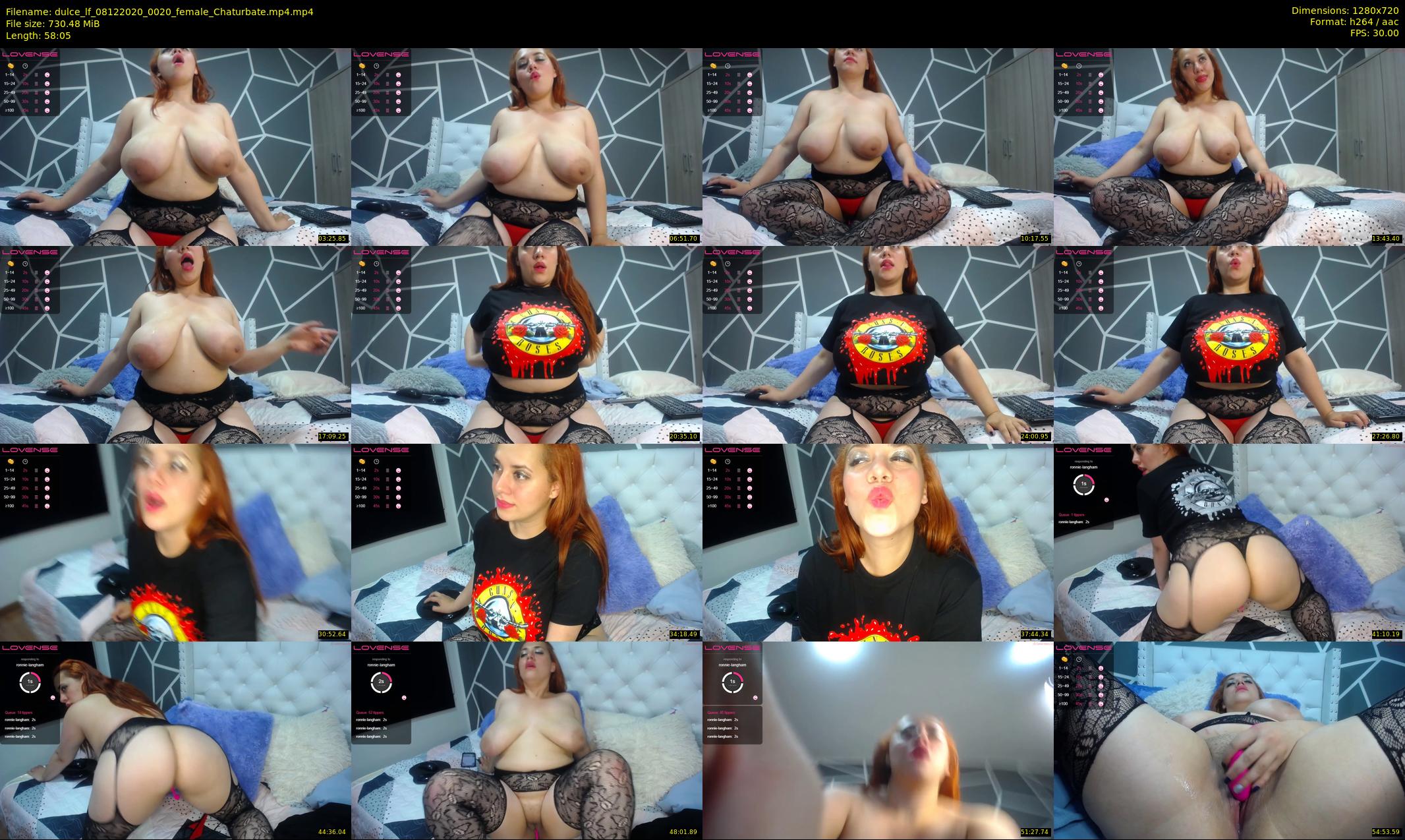 dulce_lf — 59 minute Chaturbate female cam show recording, 720p, Dec 8, 2020