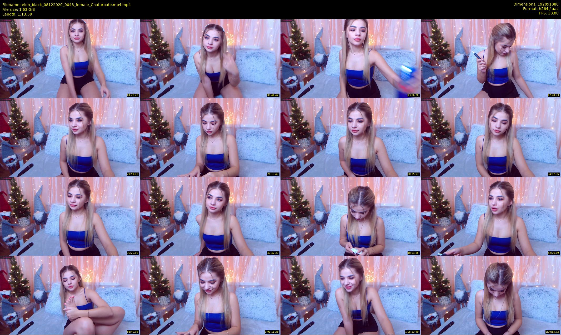 elen_black — 74 minute Chaturbate female cam show recording, 1080p, Dec 8, 2020