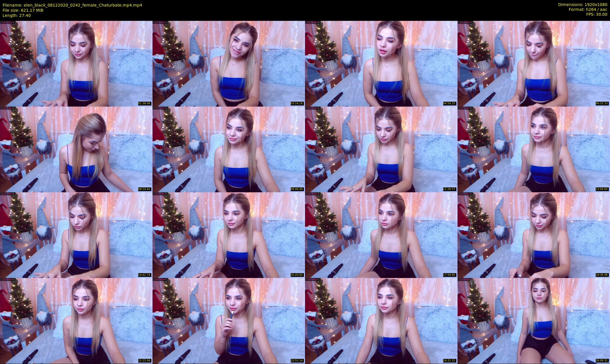 elen_black — 28 minute Chaturbate female cam show recording, 1080p, Dec 8, 2020