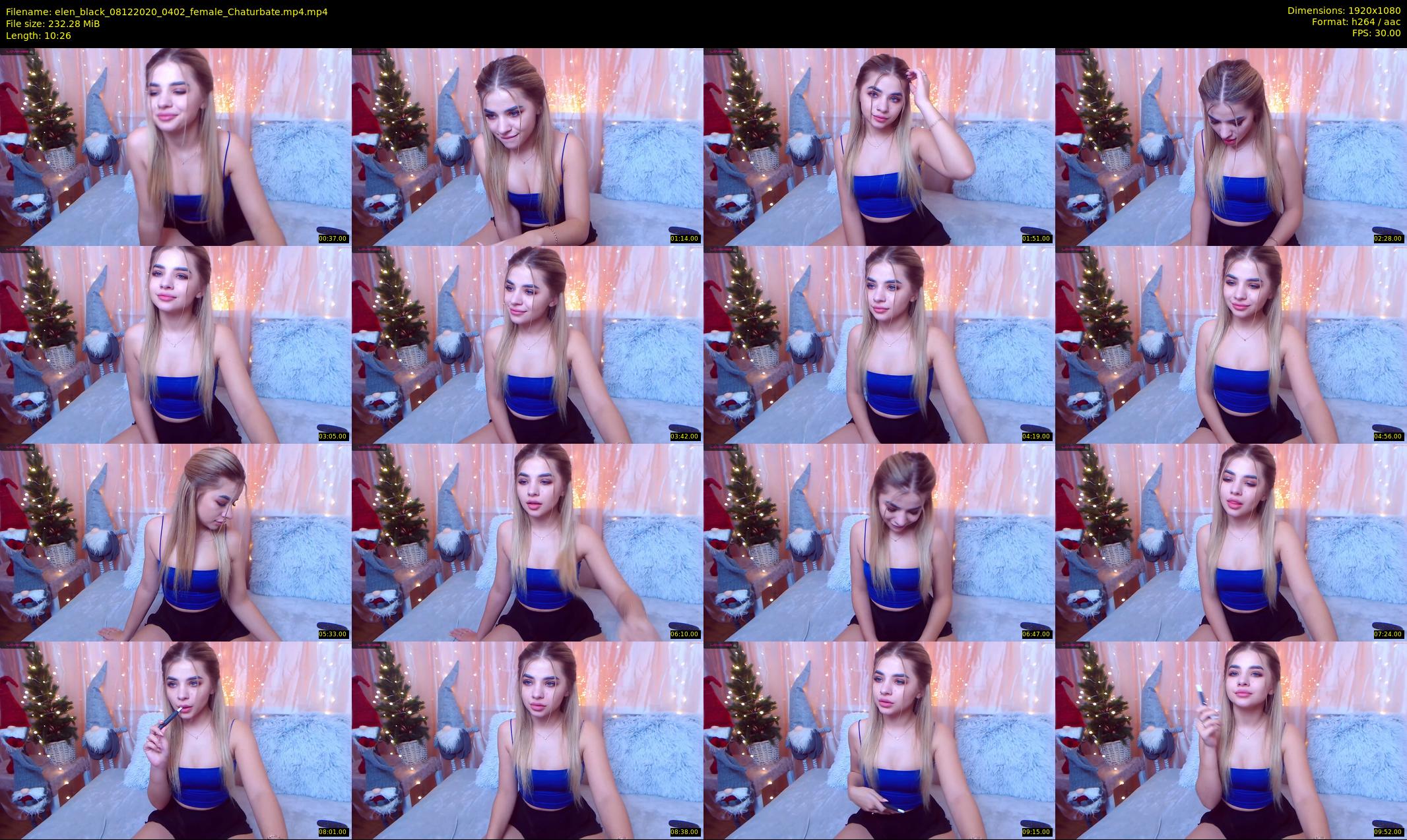 elen_black — 11 minute Chaturbate female cam show recording, 1080p, Dec 8, 2020