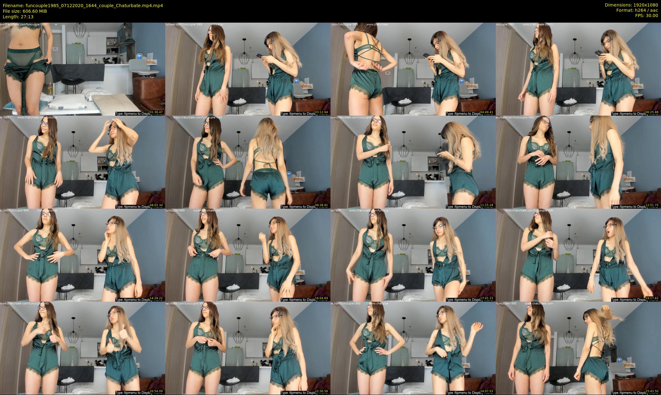 funcouple1985 — 28 minute Chaturbate couple cam show recording, 1080p, Dec 7, 2020