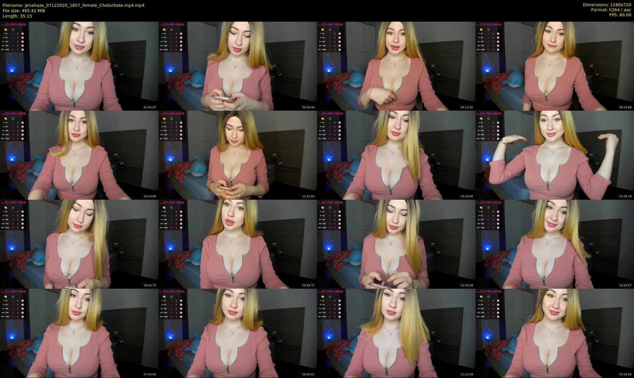 jenahaze — 36 minute Chaturbate female cam show recording, 720p, Dec 7, 2020