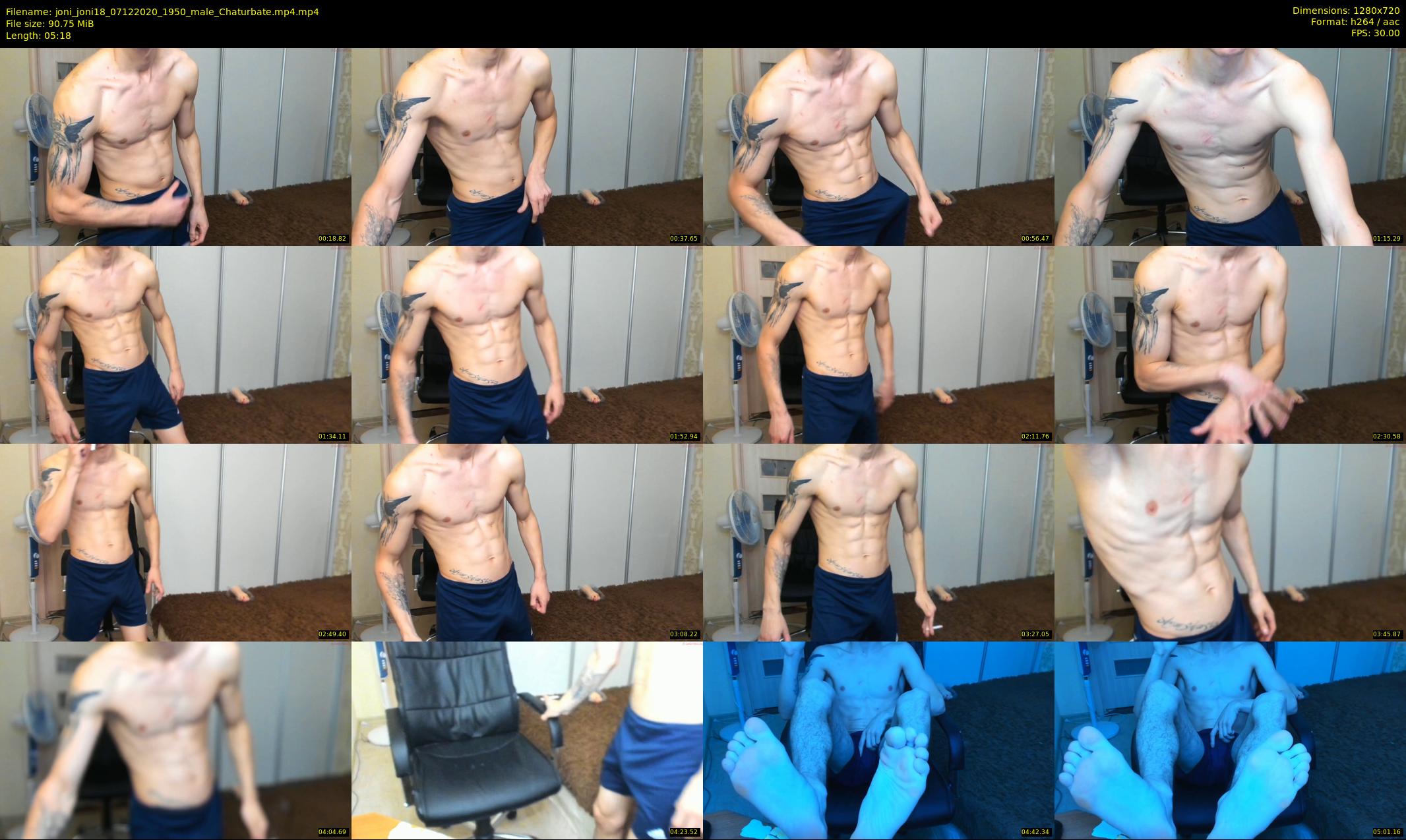 joni_joni18 — 6 minute Chaturbate male cam show recording, 720p, Dec 7, 2020