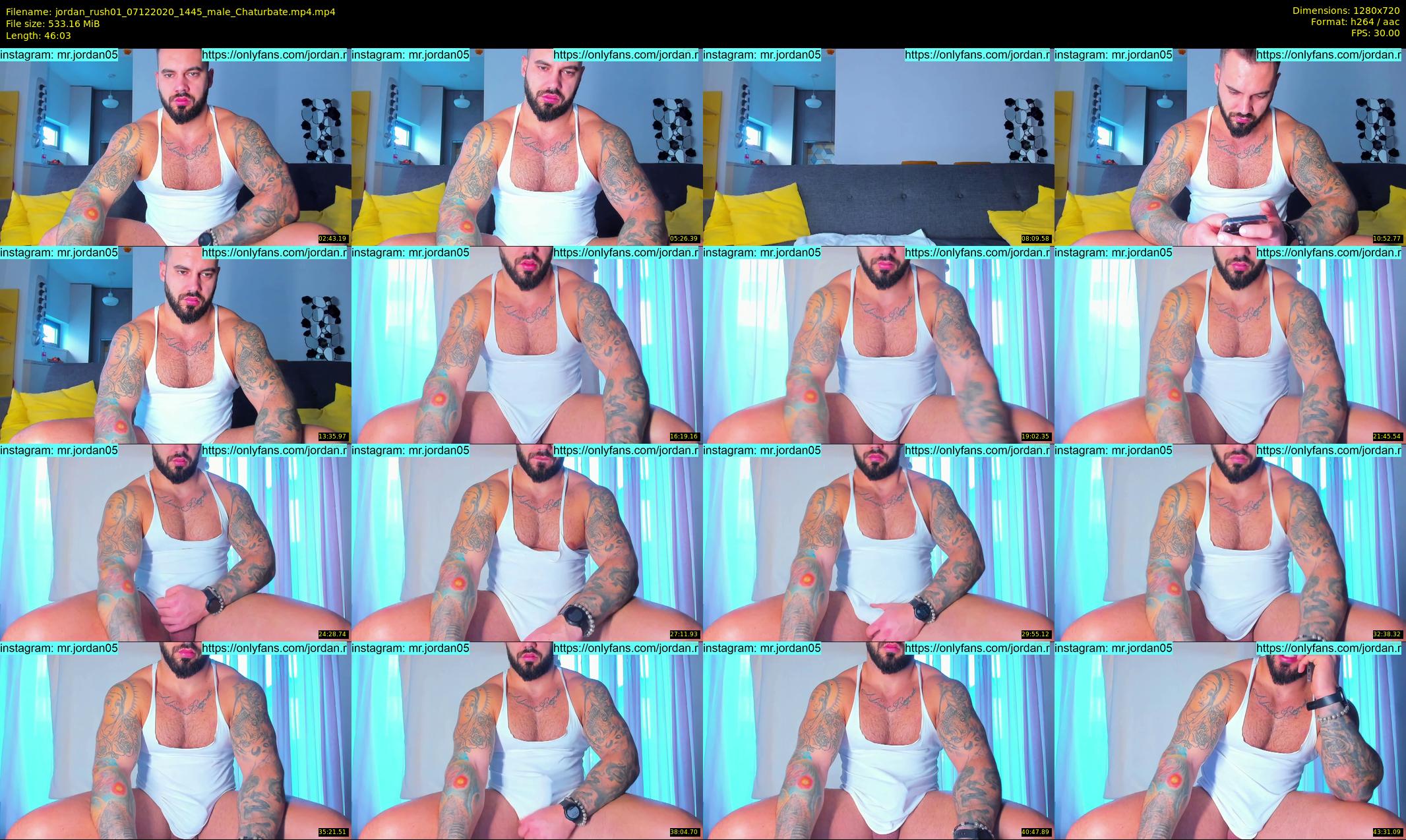 jordan_rush01 — 47 minute Chaturbate male cam show recording, 720p, Dec 7, 2020