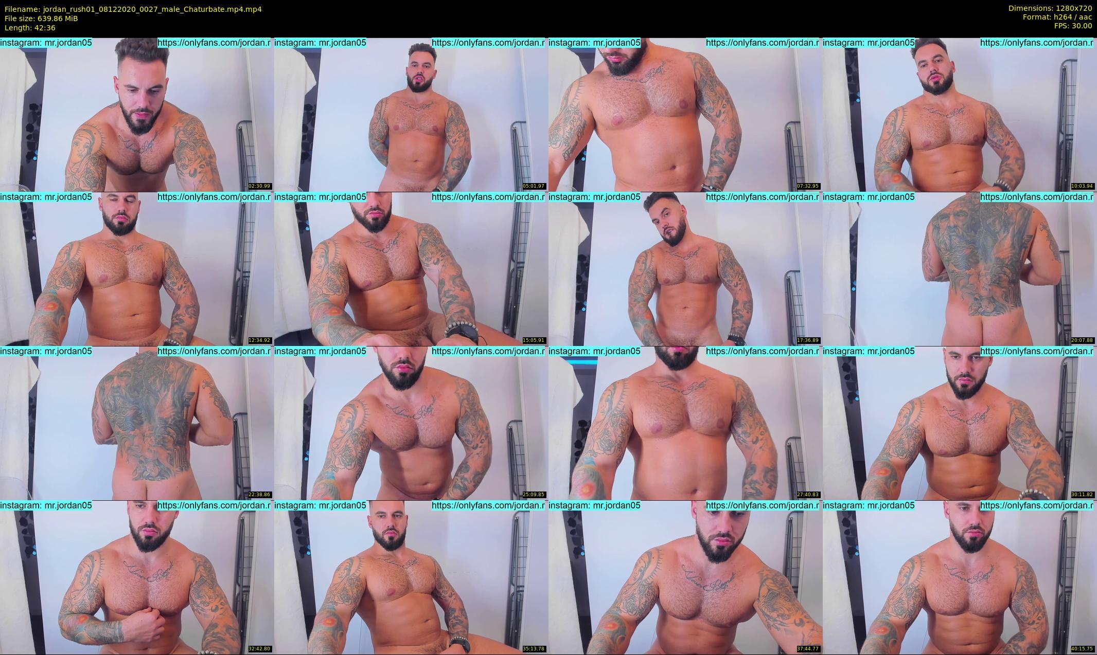 jordan_rush01 — 43 minute Chaturbate male cam show recording, 720p, Dec 8, 2020