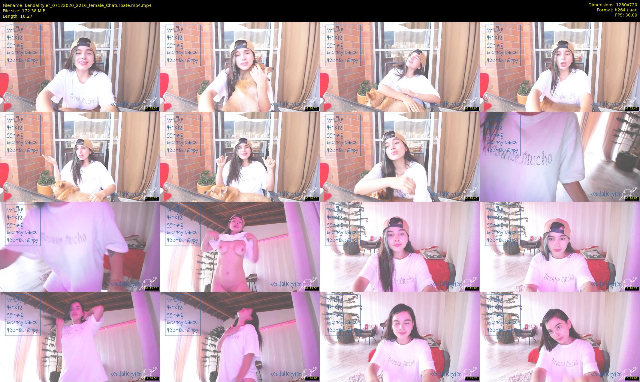 kendalltyler — 17 minute Chaturbate female cam show recording, 720p, Dec 7, 2020