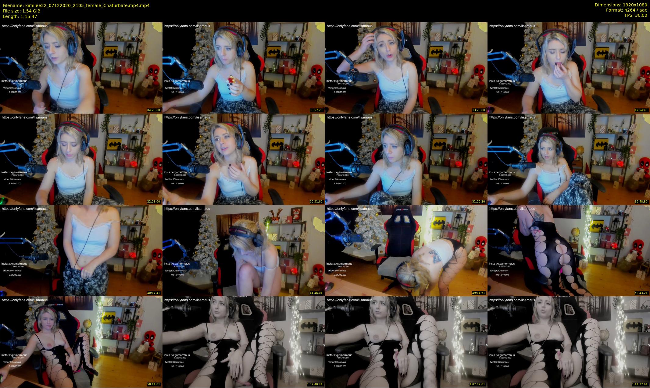 kimilee22 — 76 minute Chaturbate female cam show recording, 1080p, Dec 7, 2020