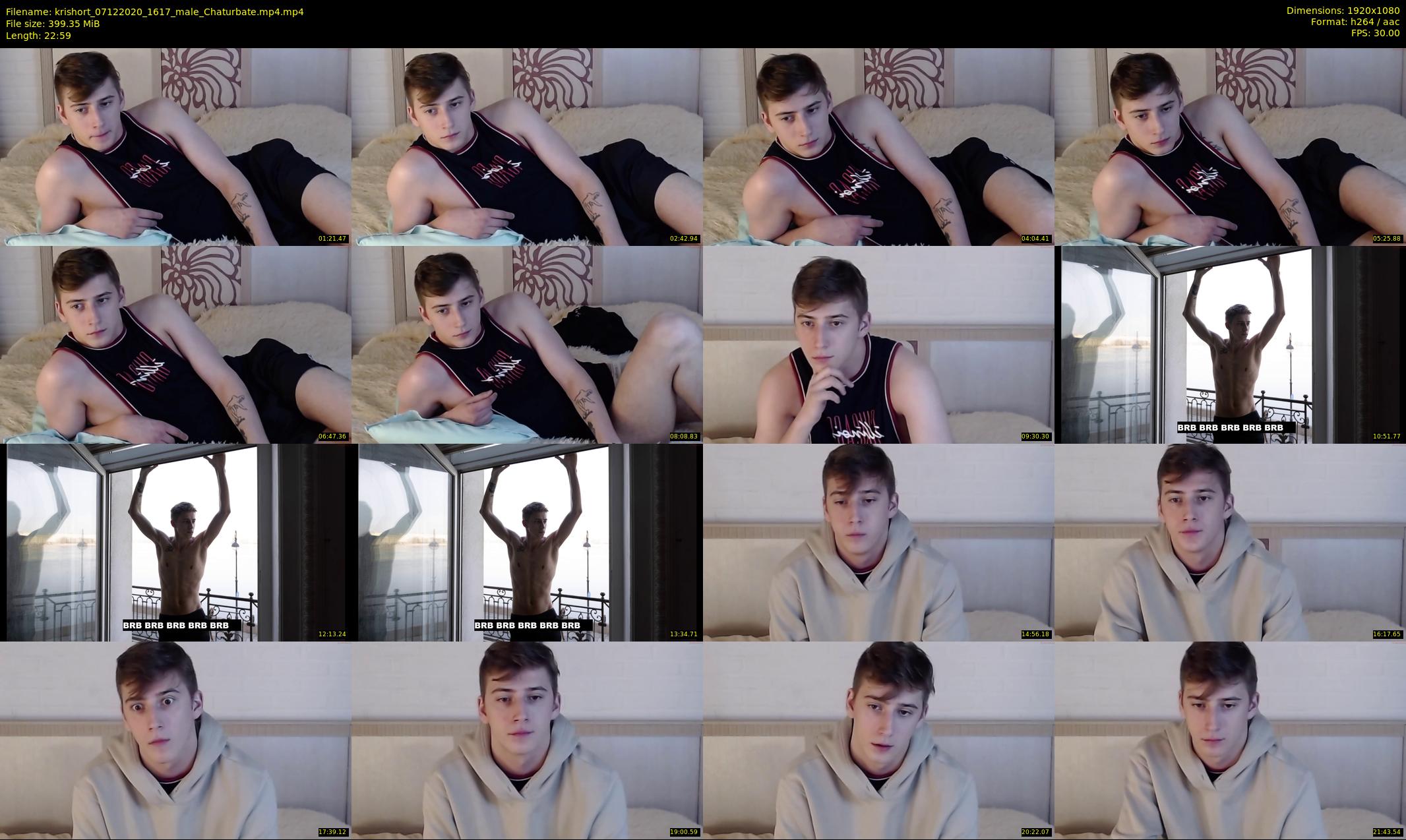 krishort — 23 minute Chaturbate male cam show recording, 1080p, Dec 7, 2020