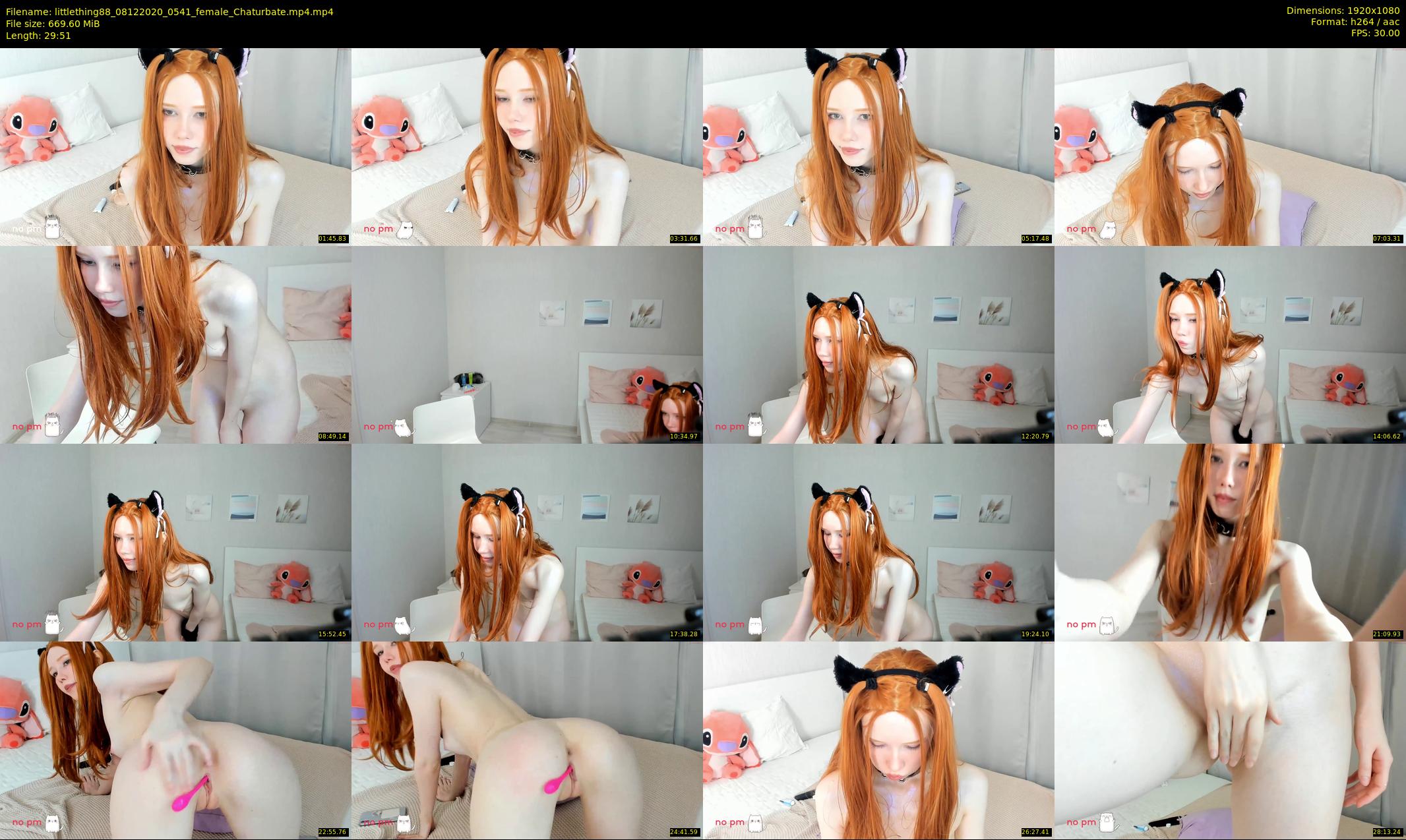 littlething88 — 30 minute Chaturbate female cam show recording, 1080p, Dec 8, 2020